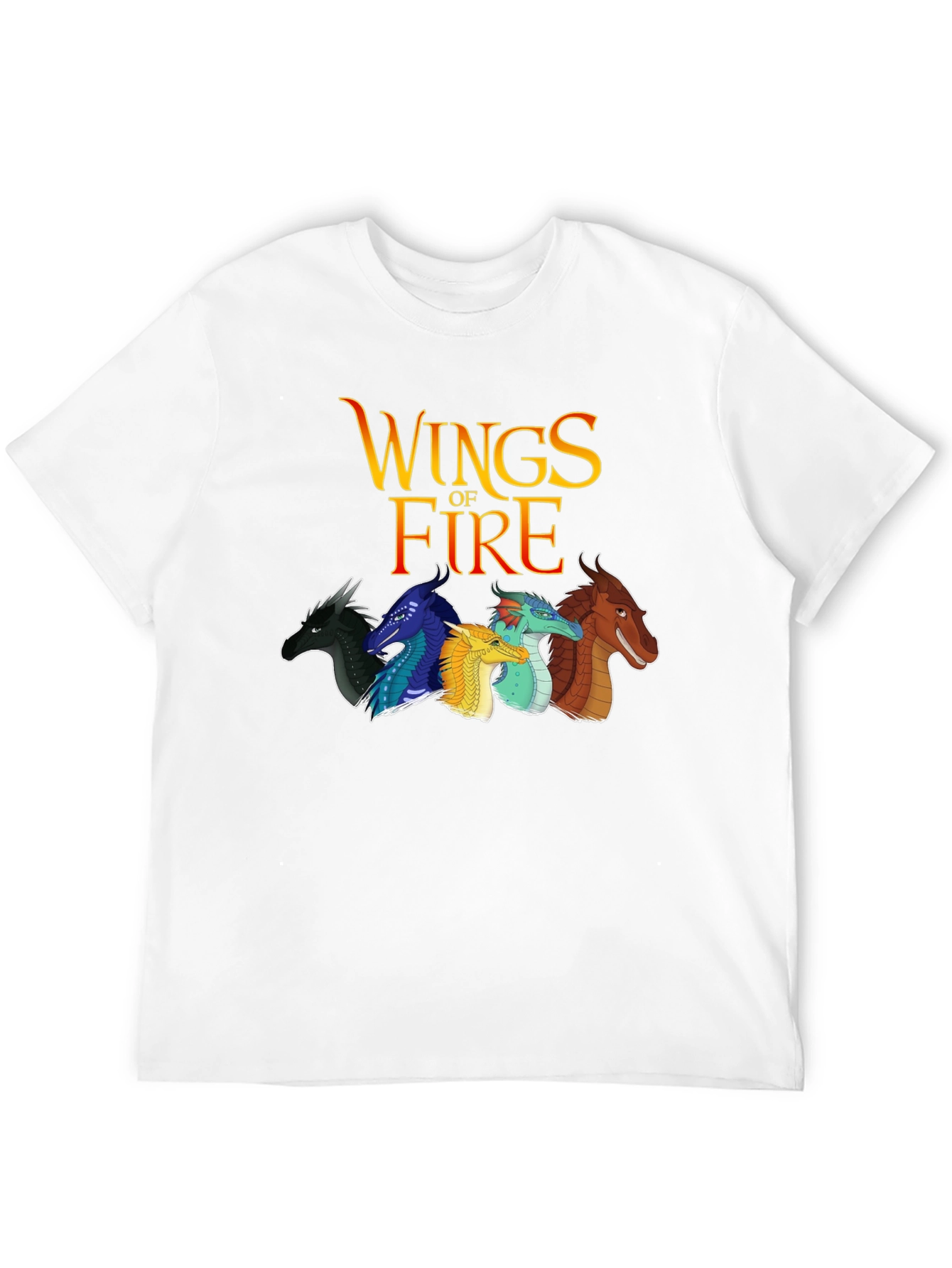 Wings of Fire Graphic Tee - Black Cotton T-Shirt