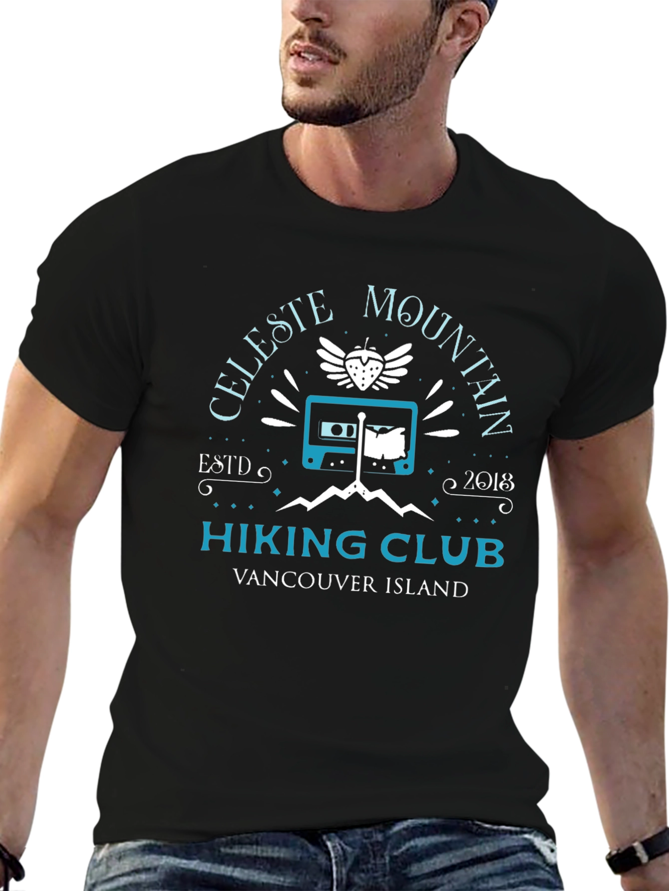 Celeste Mountain Hiking Club Graphic T-Shirt