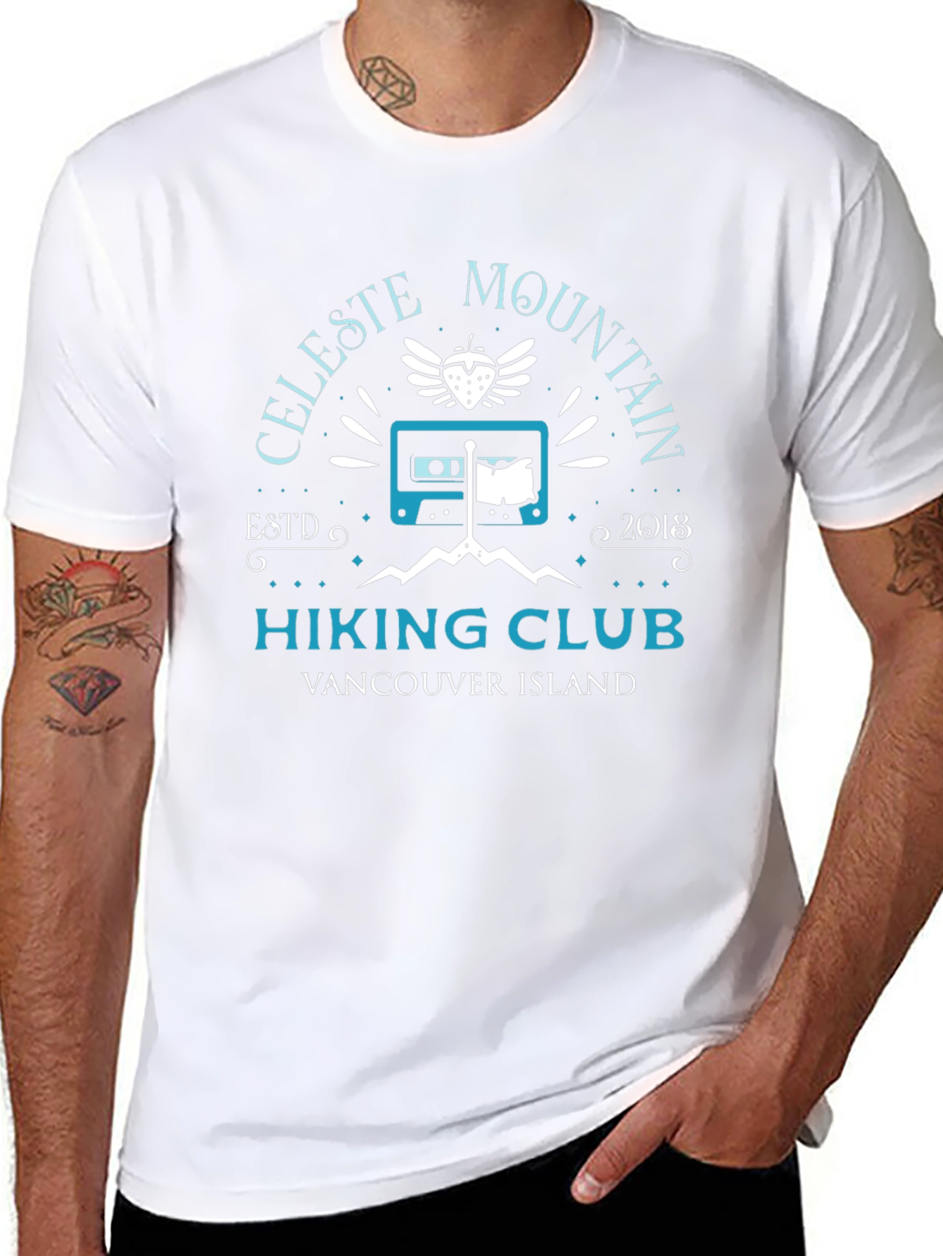 Celeste Mountain Hiking Club Graphic T-Shirt