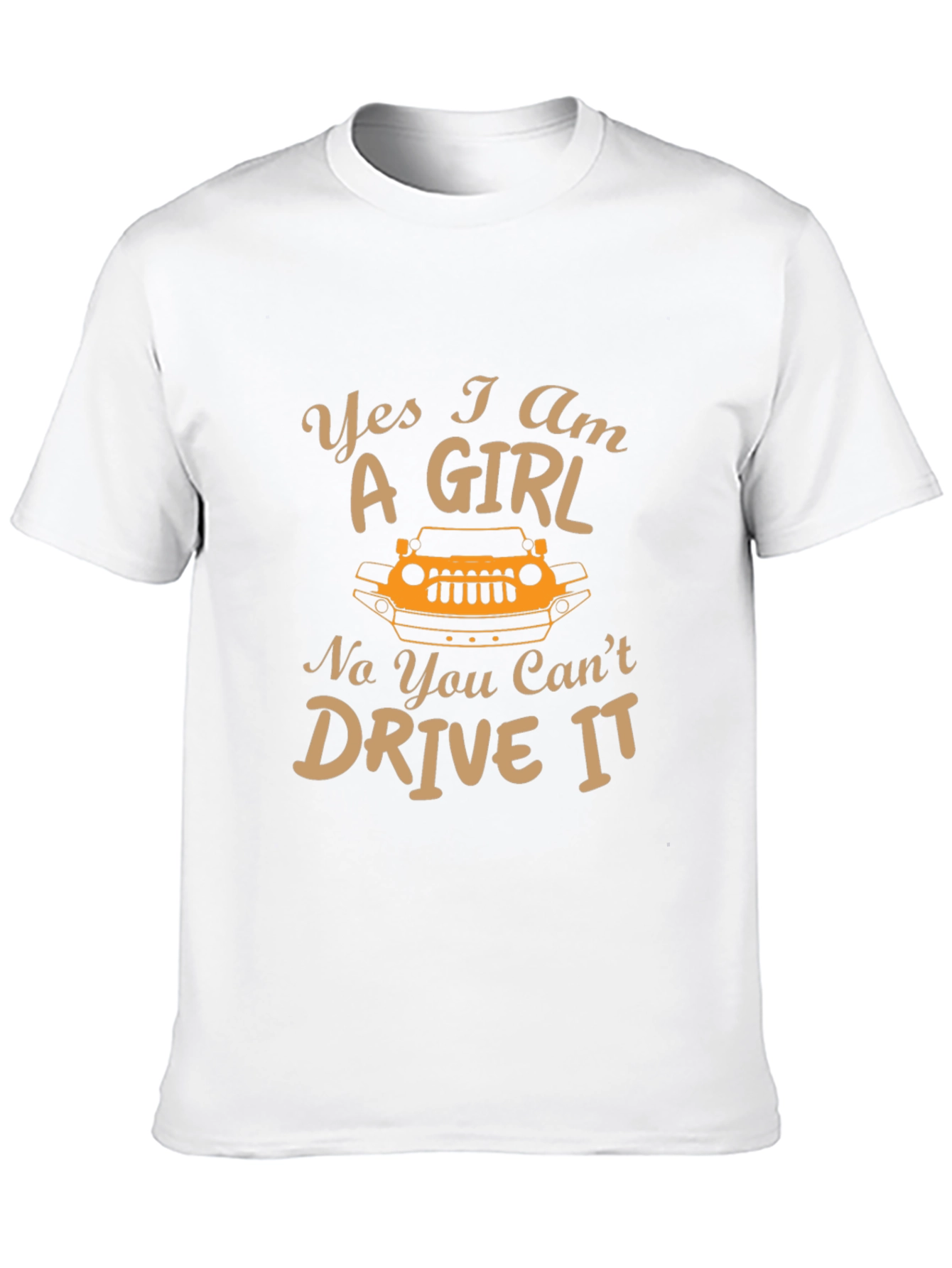 Yes I am A Girl Jeep T-Shirt