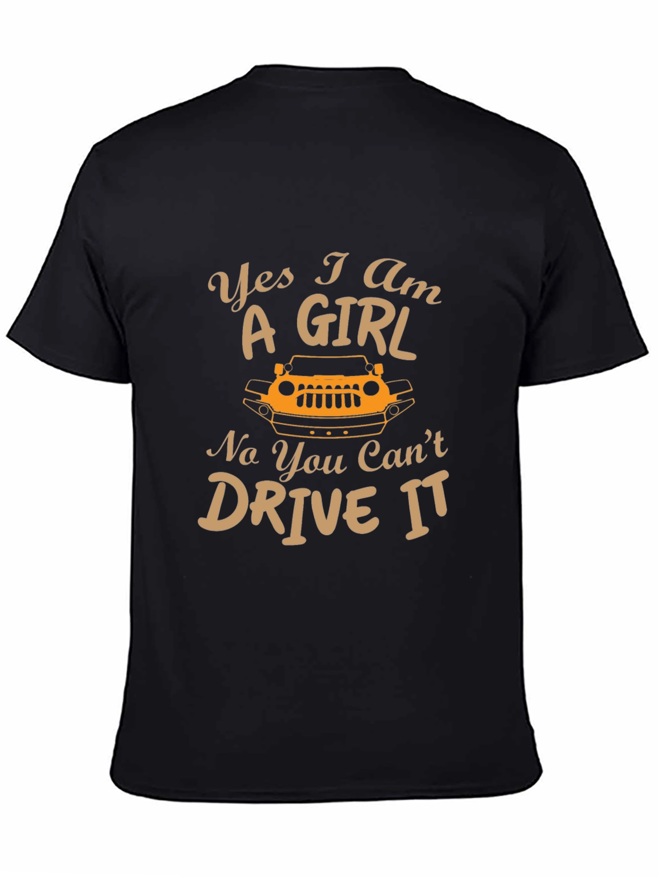 Yes I am A Girl Jeep T-Shirt