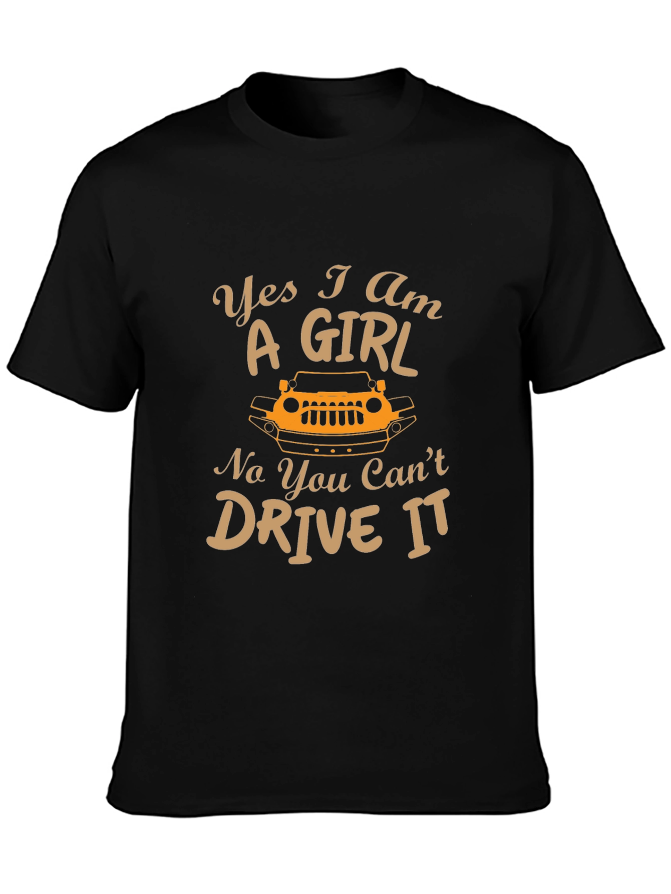 Yes I am A Girl Jeep T-Shirt