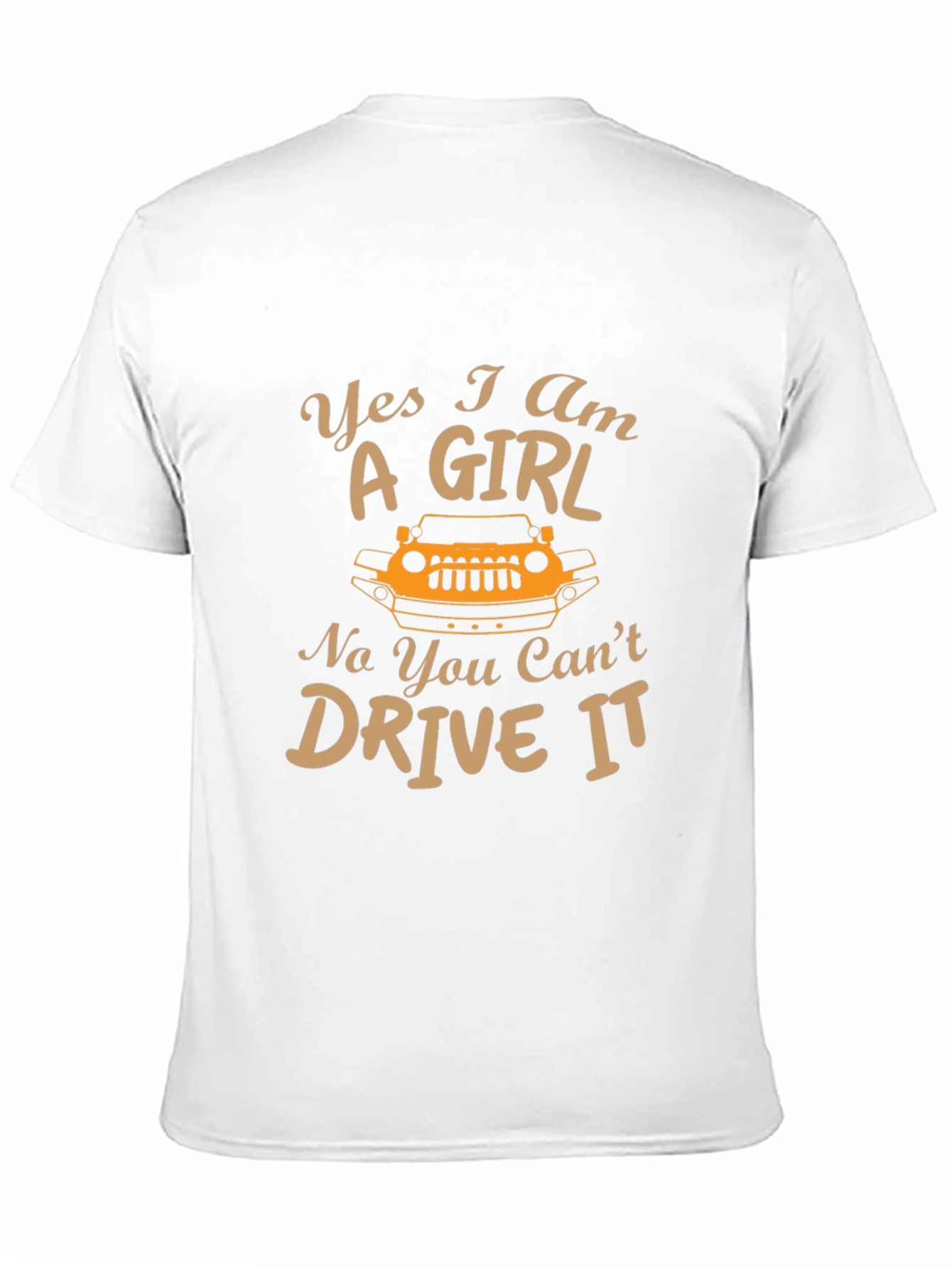 Yes I am A Girl Jeep T-Shirt