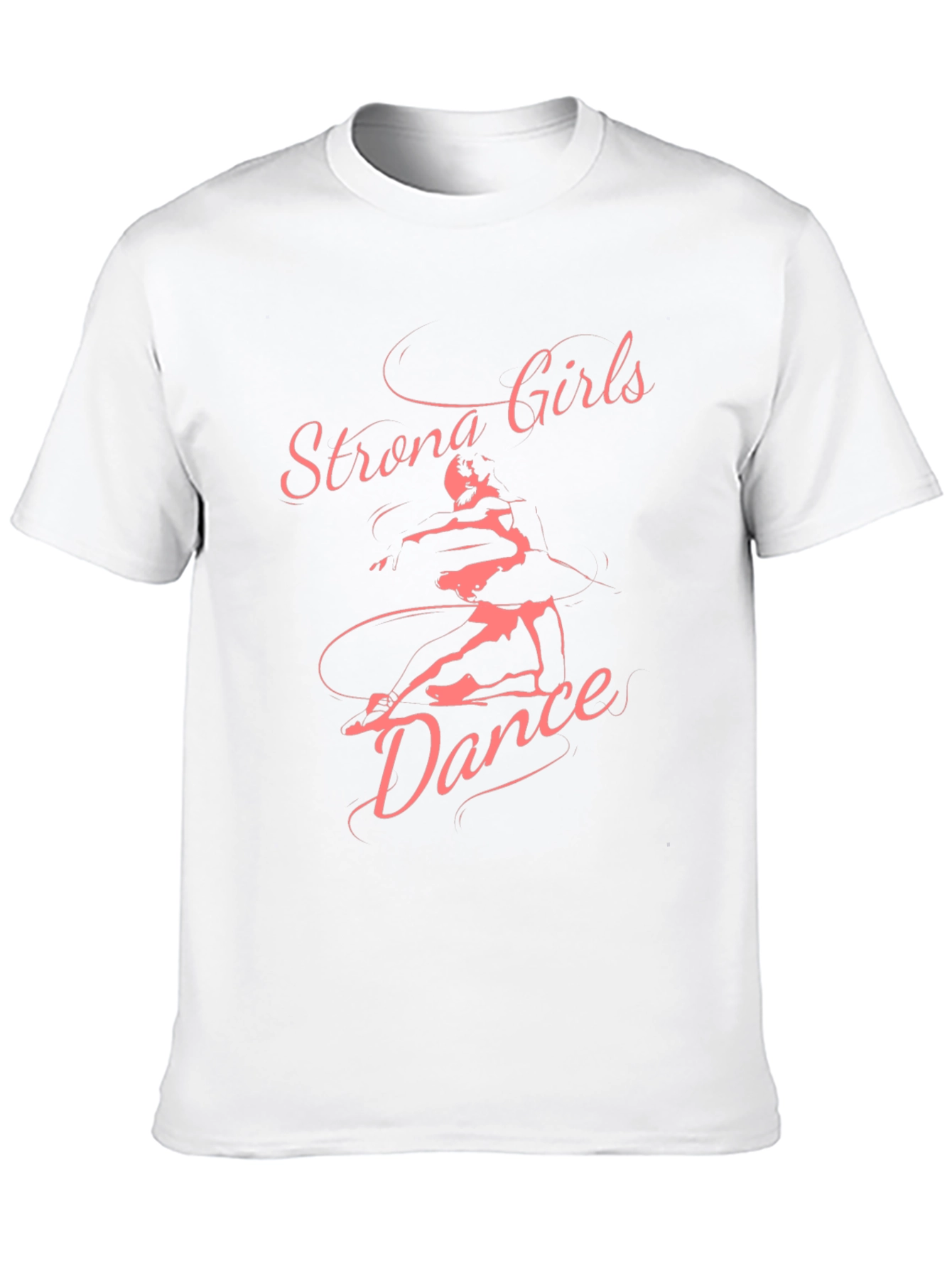 Strong Girls Dance Graphic Tee - Black Cotton T-Shirt