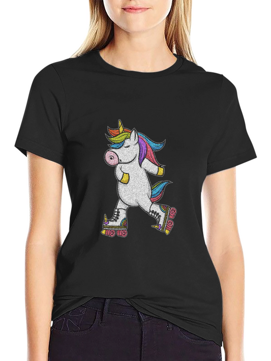 Unicorn Roller Skating T-Shirt - Fun & Unique!