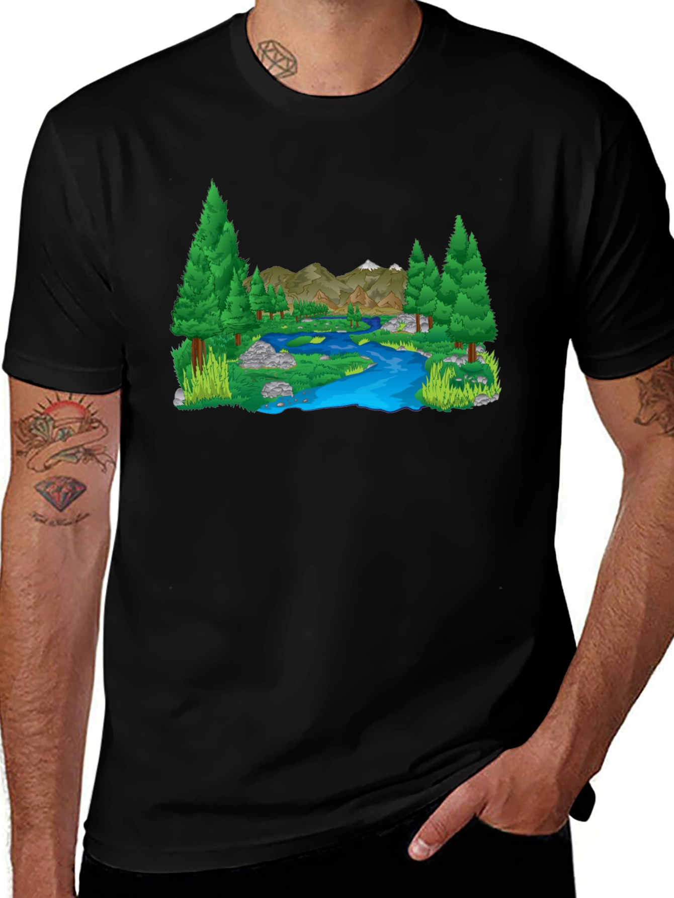 Scenic River Graphic Tee