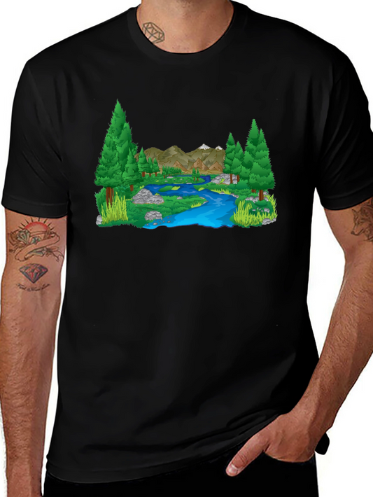 Scenic River Graphic Tee