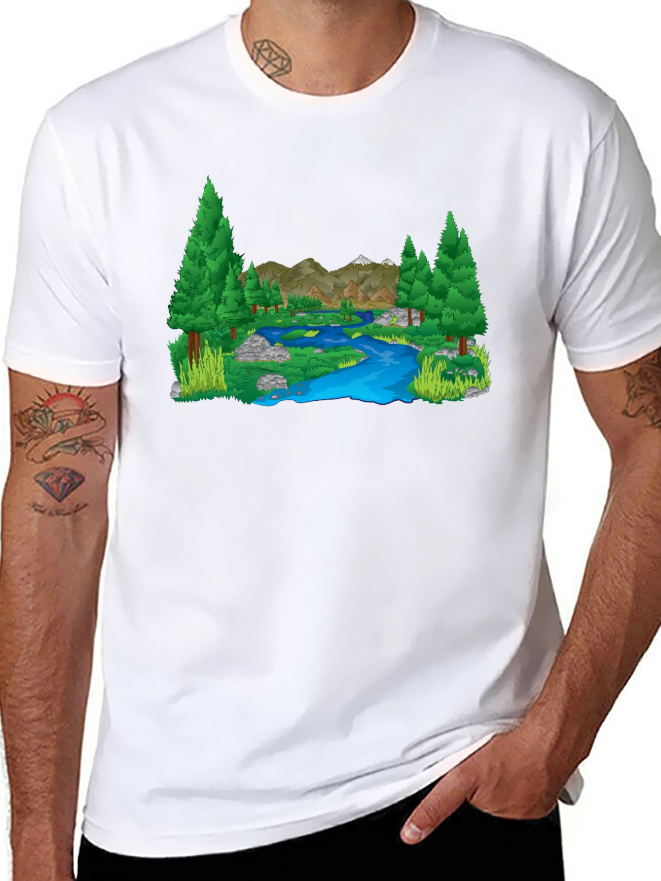 Scenic River Graphic Tee