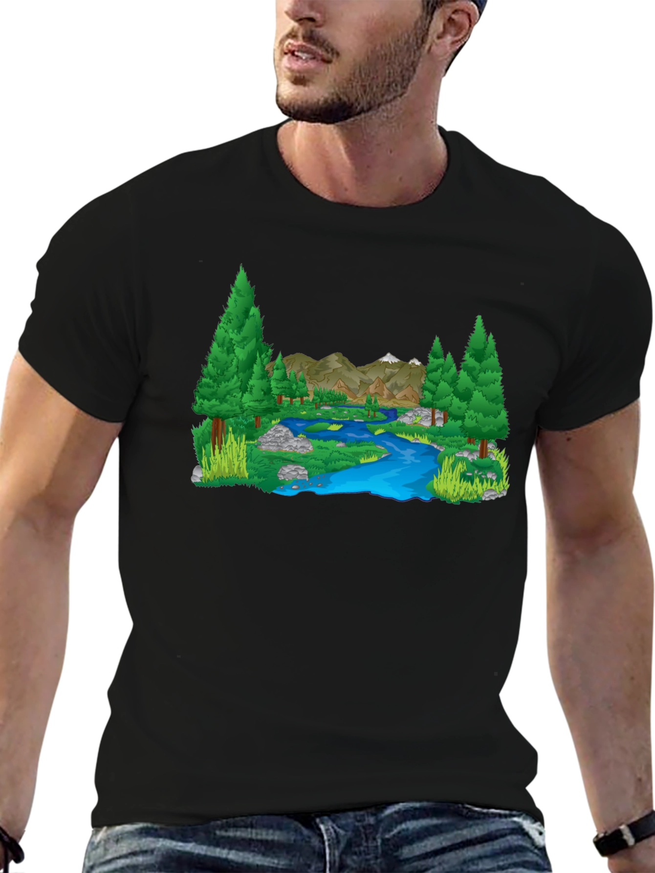 Scenic River Graphic Tee
