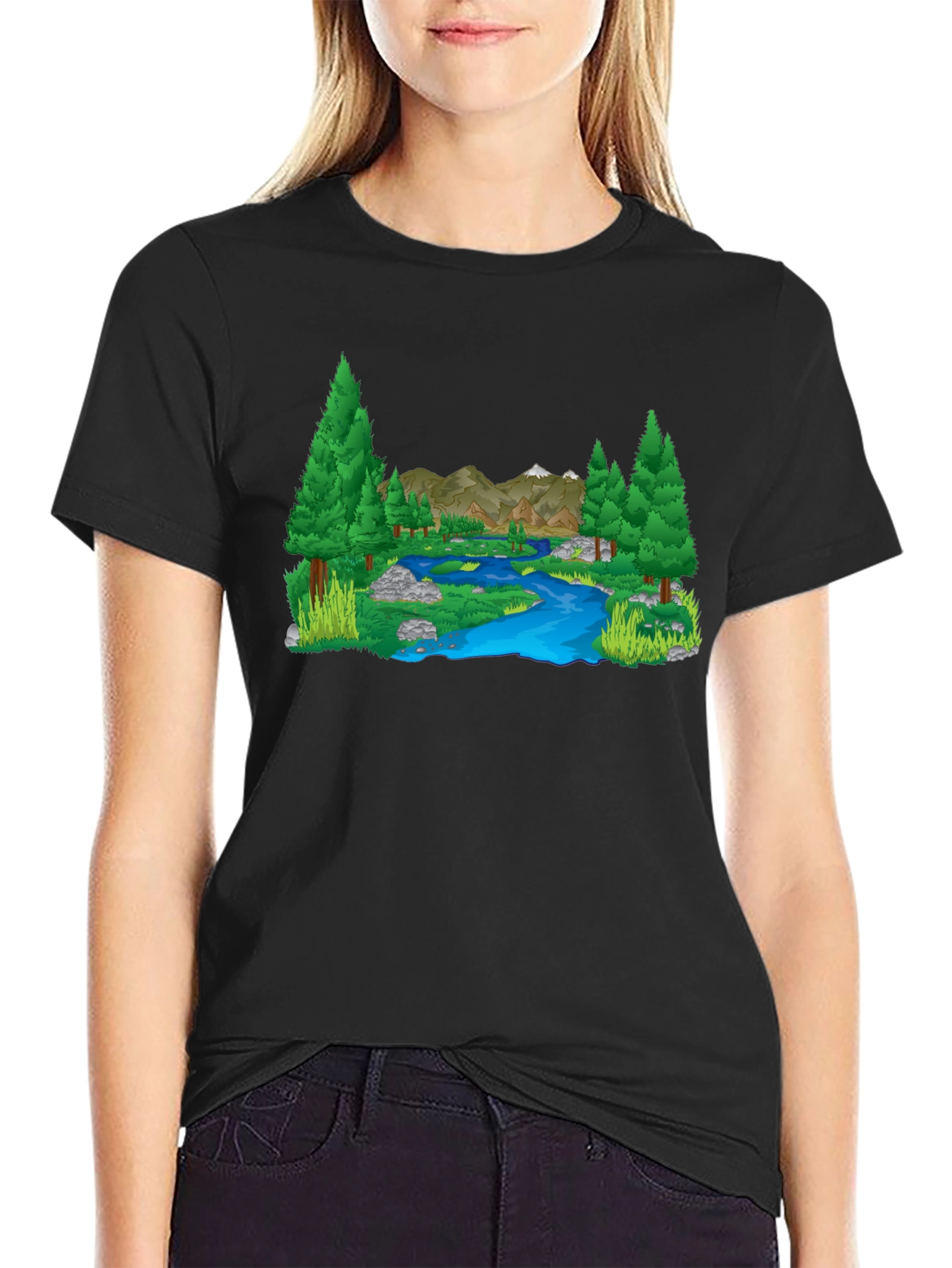 Scenic River Graphic Tee