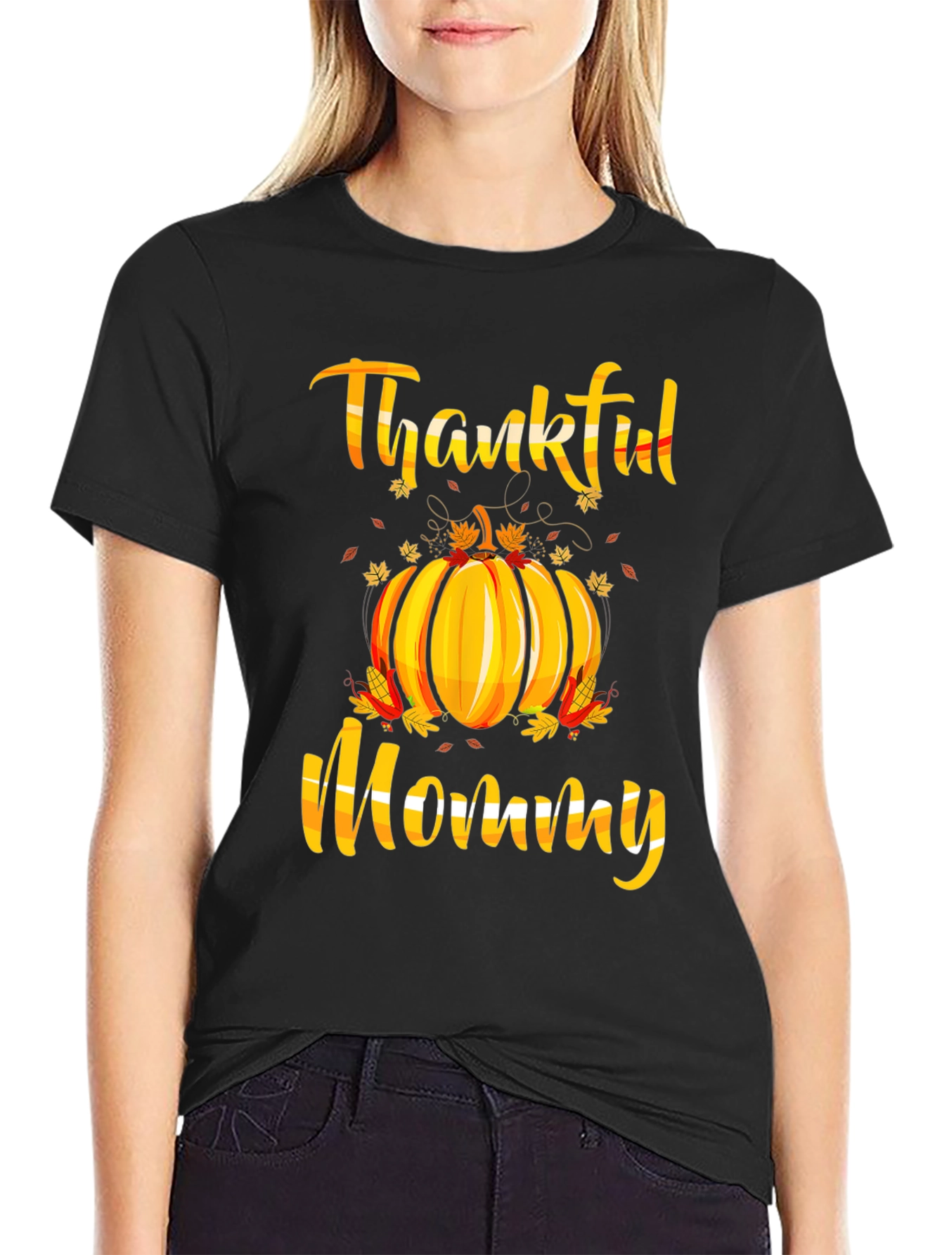 Thankful Mommy Thanksgiving T-Shirt