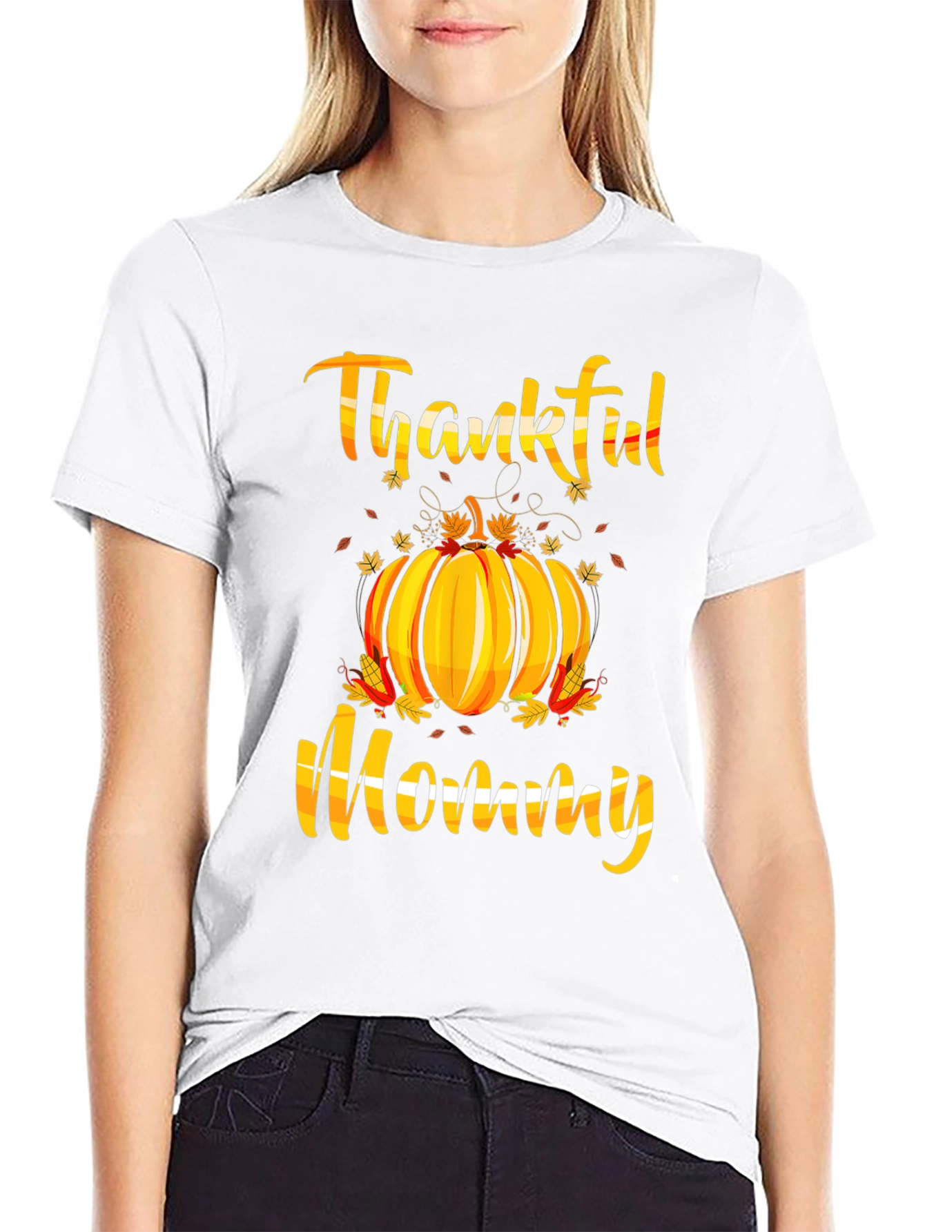 Thankful Mommy Thanksgiving T-Shirt