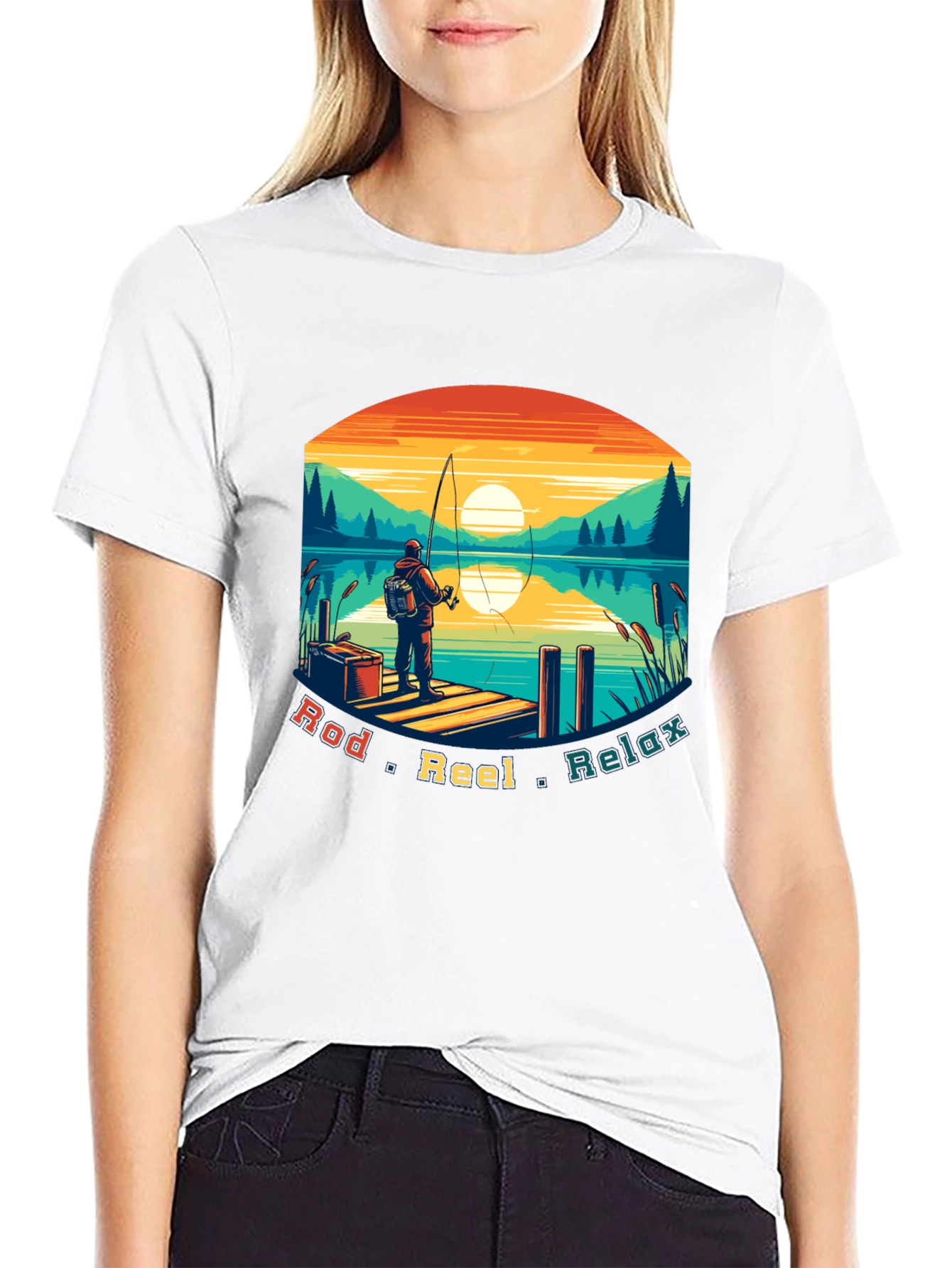 Fishing T-Shirt - Rod Reel Relax