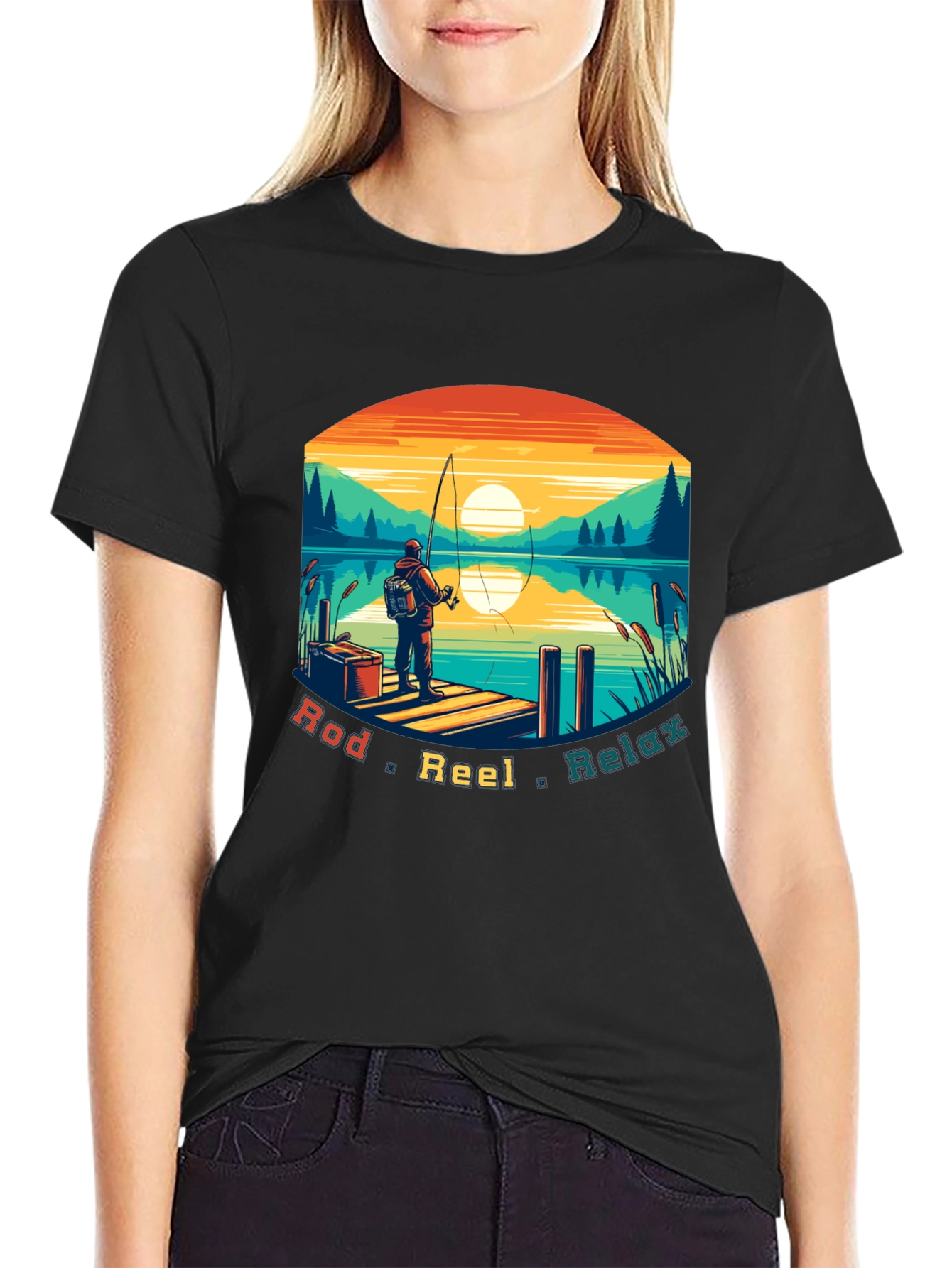 Fishing T-Shirt - Rod Reel Relax