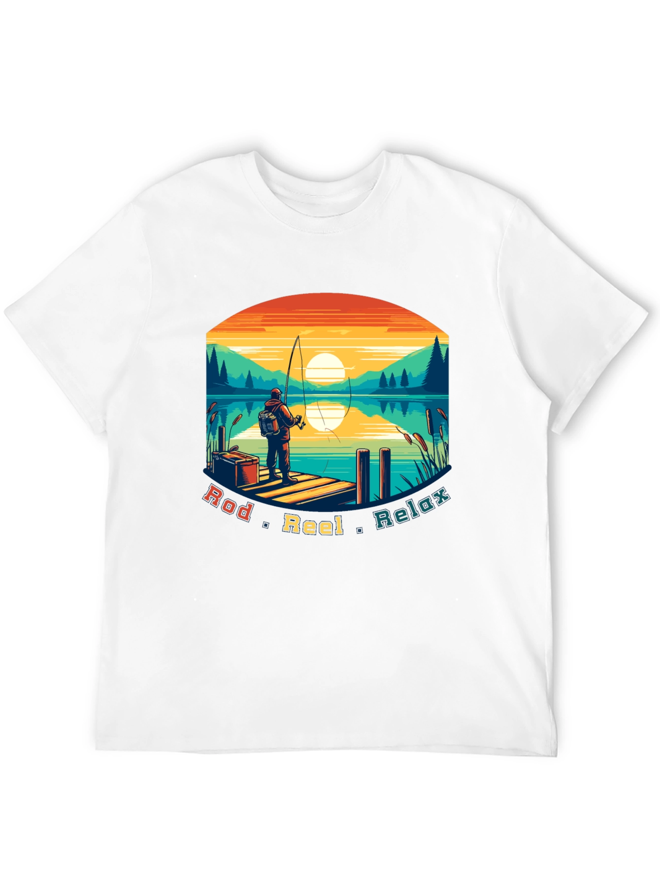 Fishing T-Shirt - Rod Reel Relax