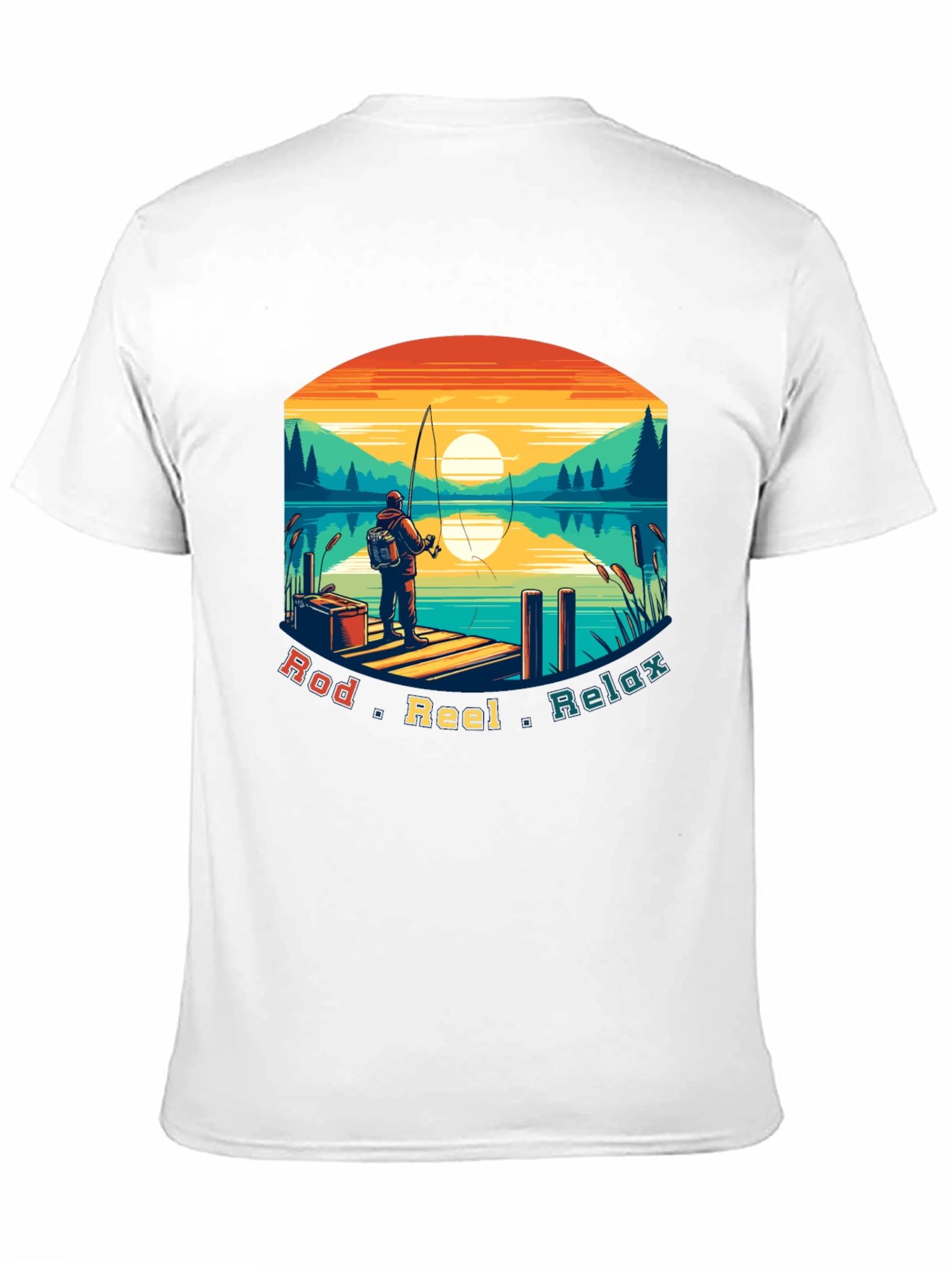 Fishing T-Shirt - Rod Reel Relax