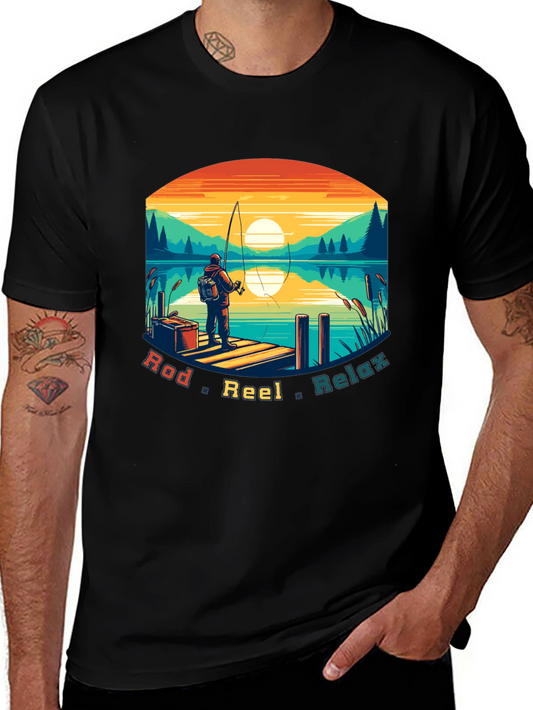 Fishing T-Shirt - Rod Reel Relax