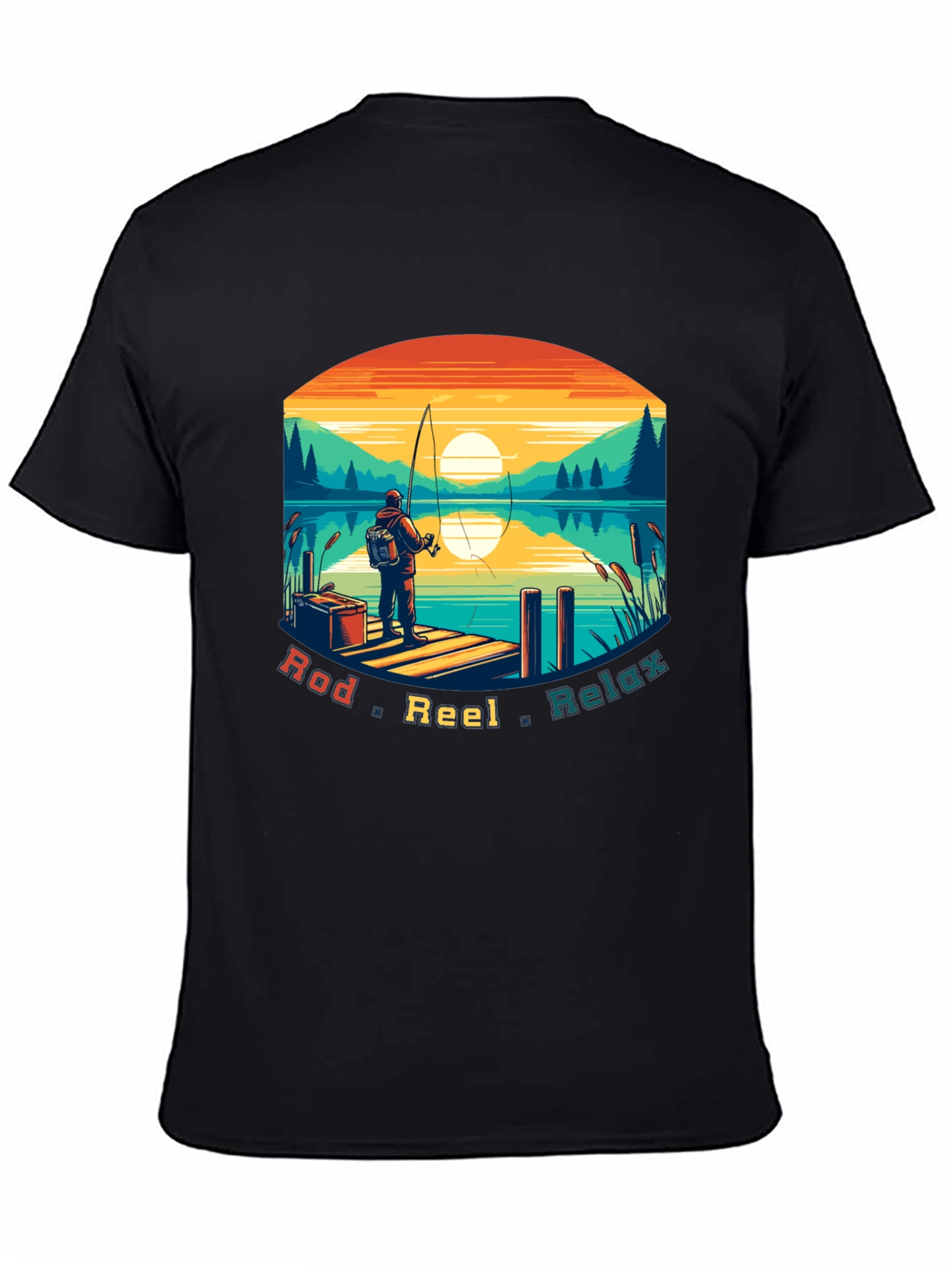 Fishing T-Shirt - Rod Reel Relax