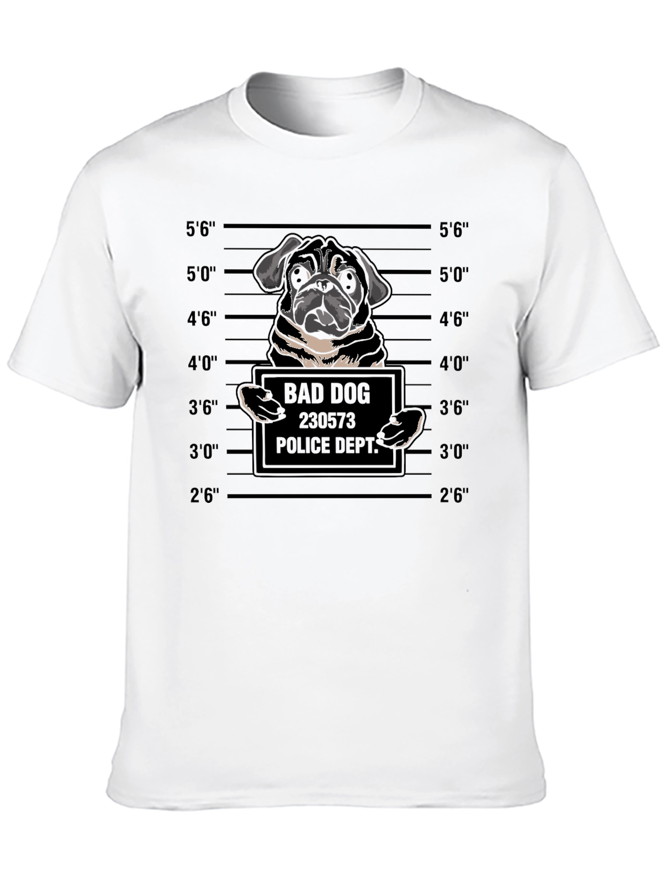Bad Dog Mugshot Graphic Tee