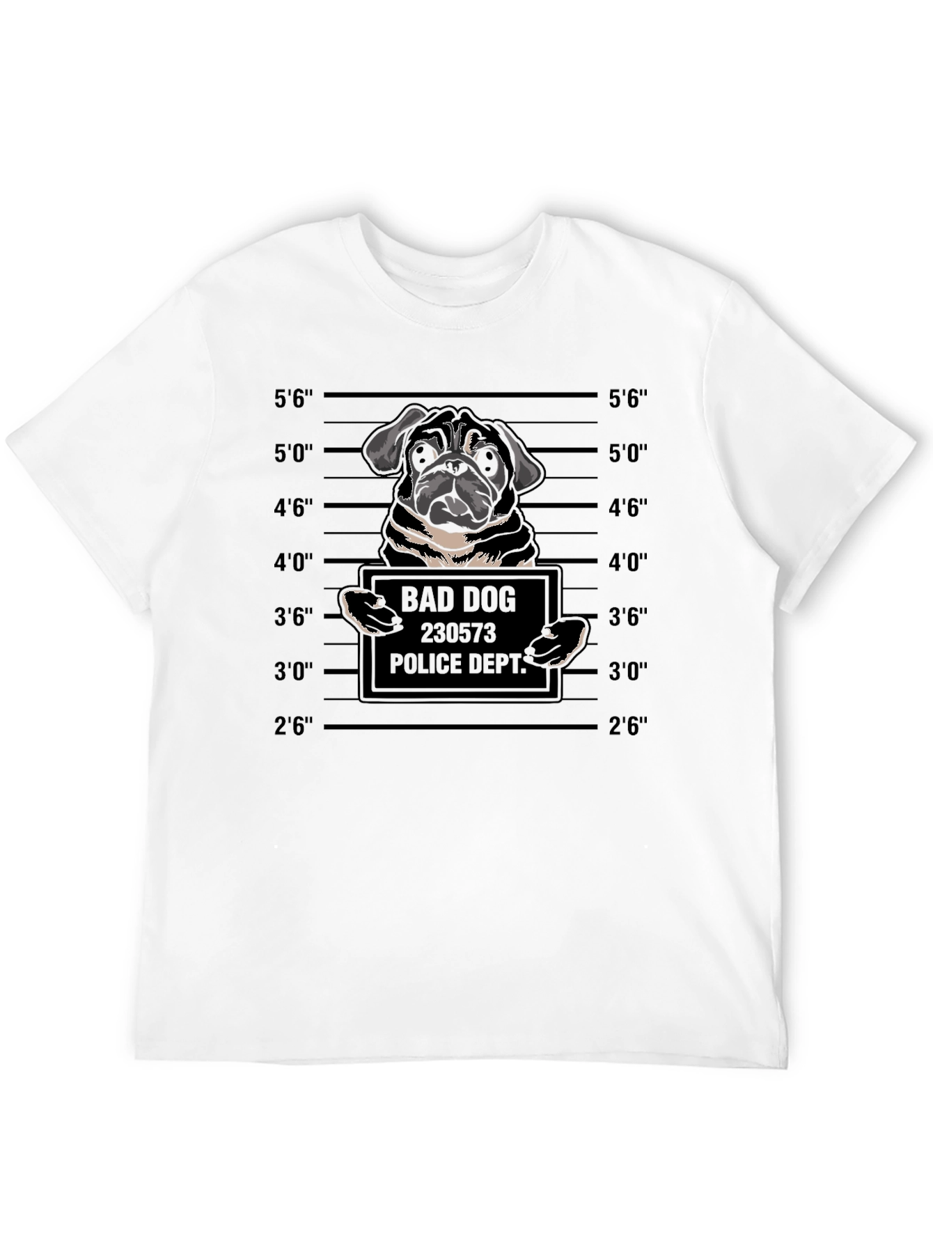 Bad Dog Mugshot Graphic Tee