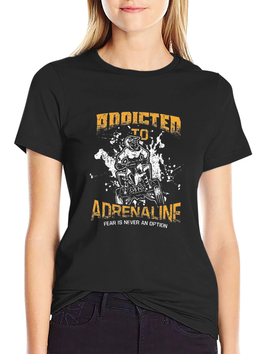 Addicted to Adrenaline Graphic Tee - ATV Design
