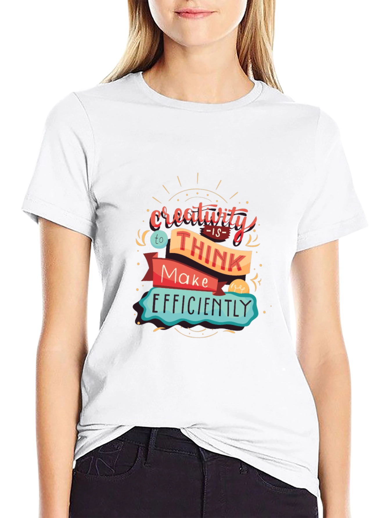 Creativity Graphic Print T-Shirt