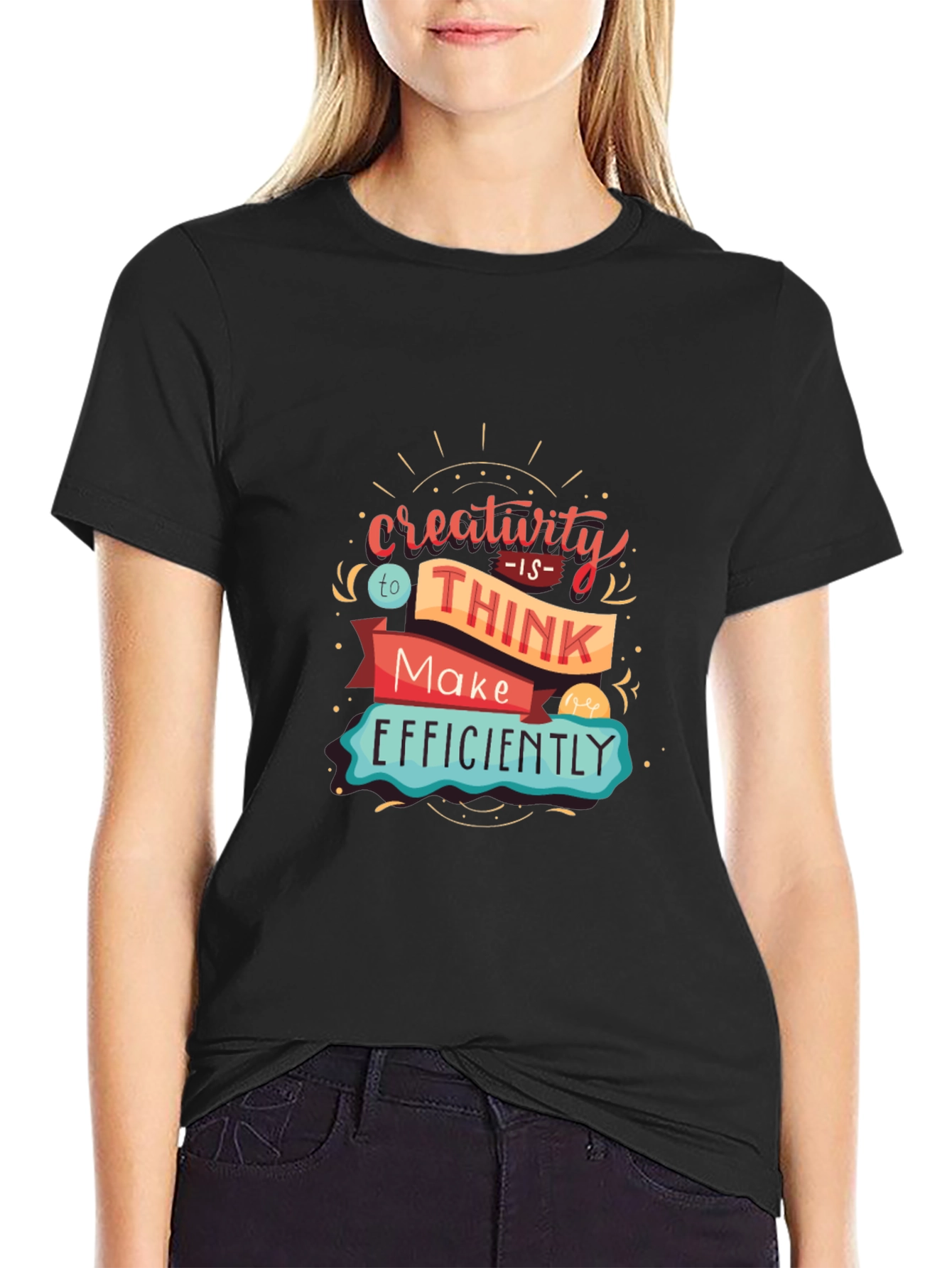 Creativity Graphic Print T-Shirt