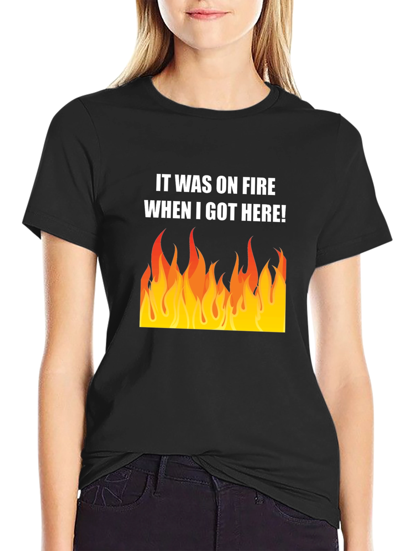 It Was on Fire Graphic Tee