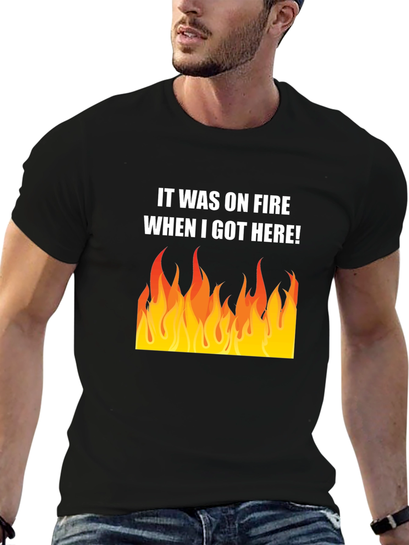 It Was on Fire Graphic Tee