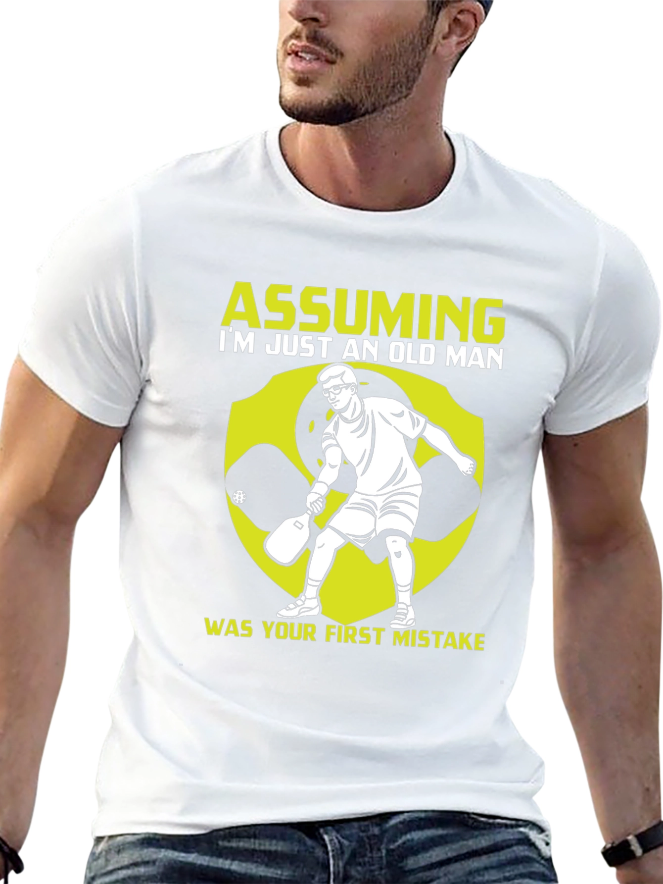 Funny Old Man Pickleball T-Shirt