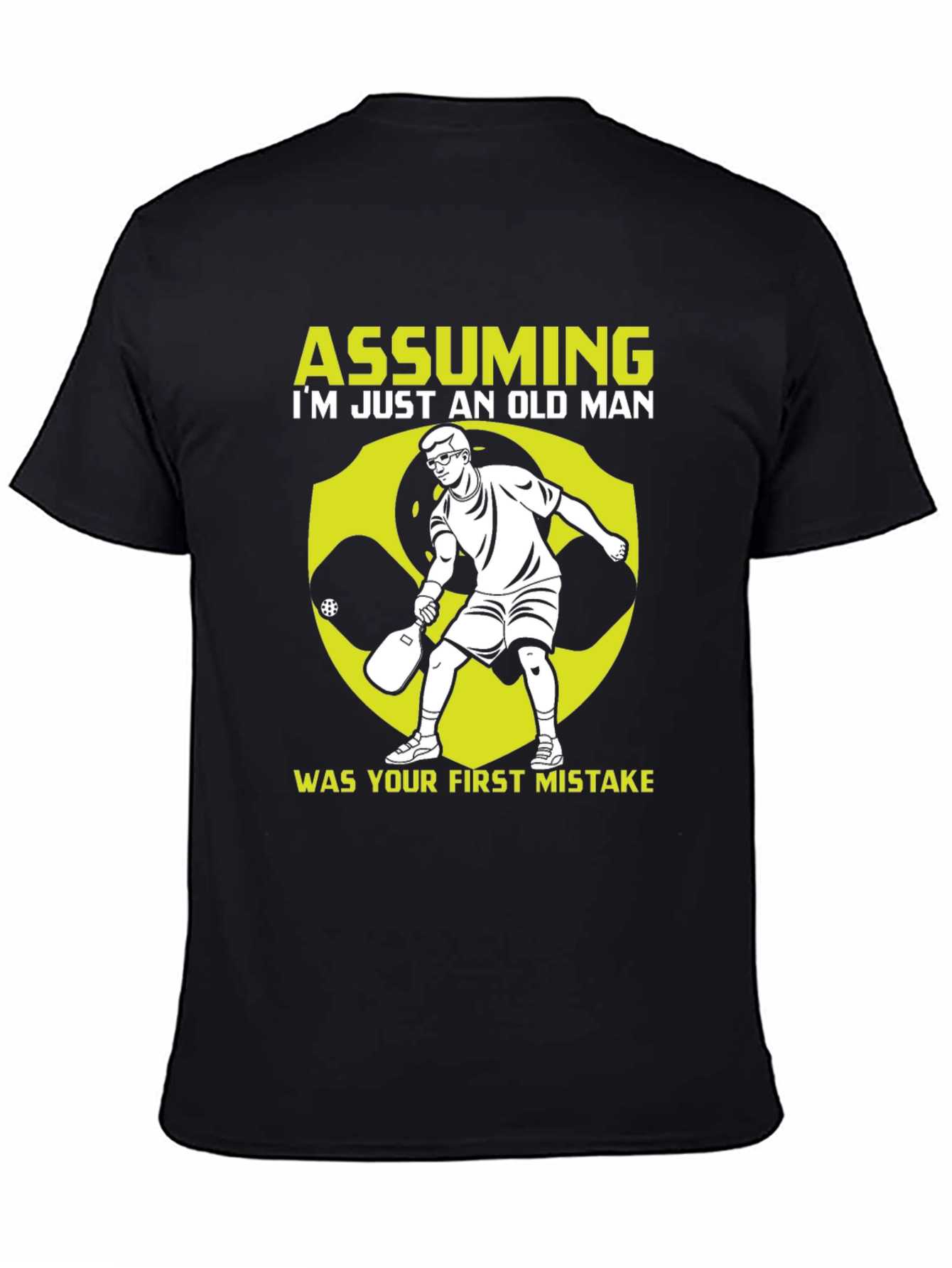 Funny Old Man Pickleball T-Shirt