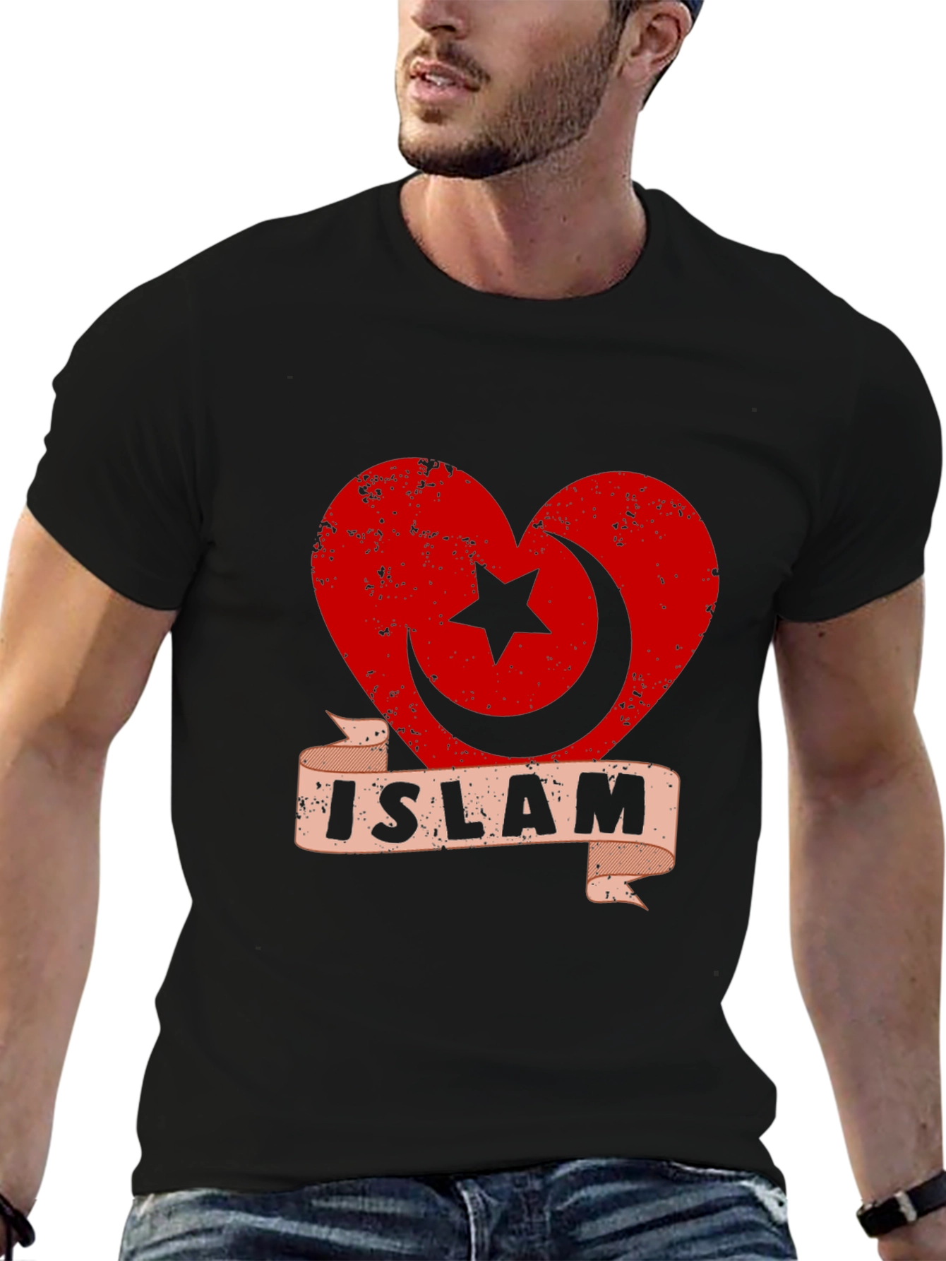 Islam Heart T-Shirt - Express Your Faith!