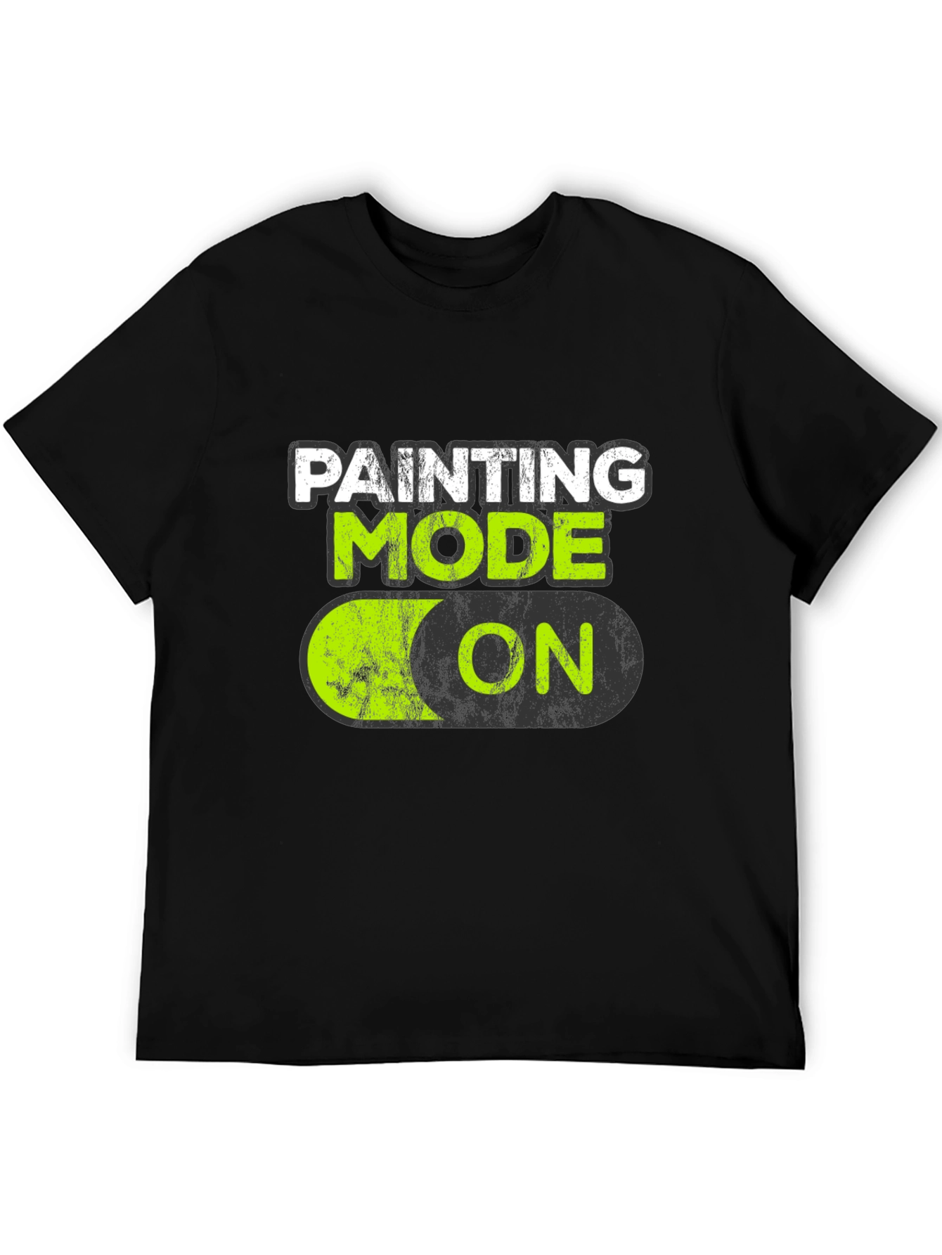 Painting Mode On Black T-Shirt