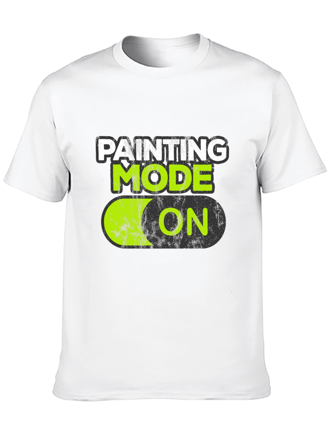 Painting Mode On Black T-Shirt