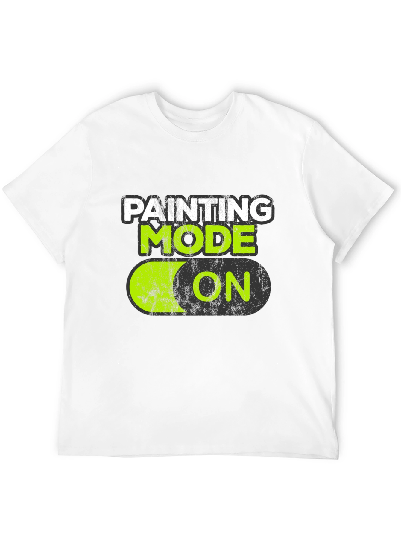 Painting Mode On Black T-Shirt