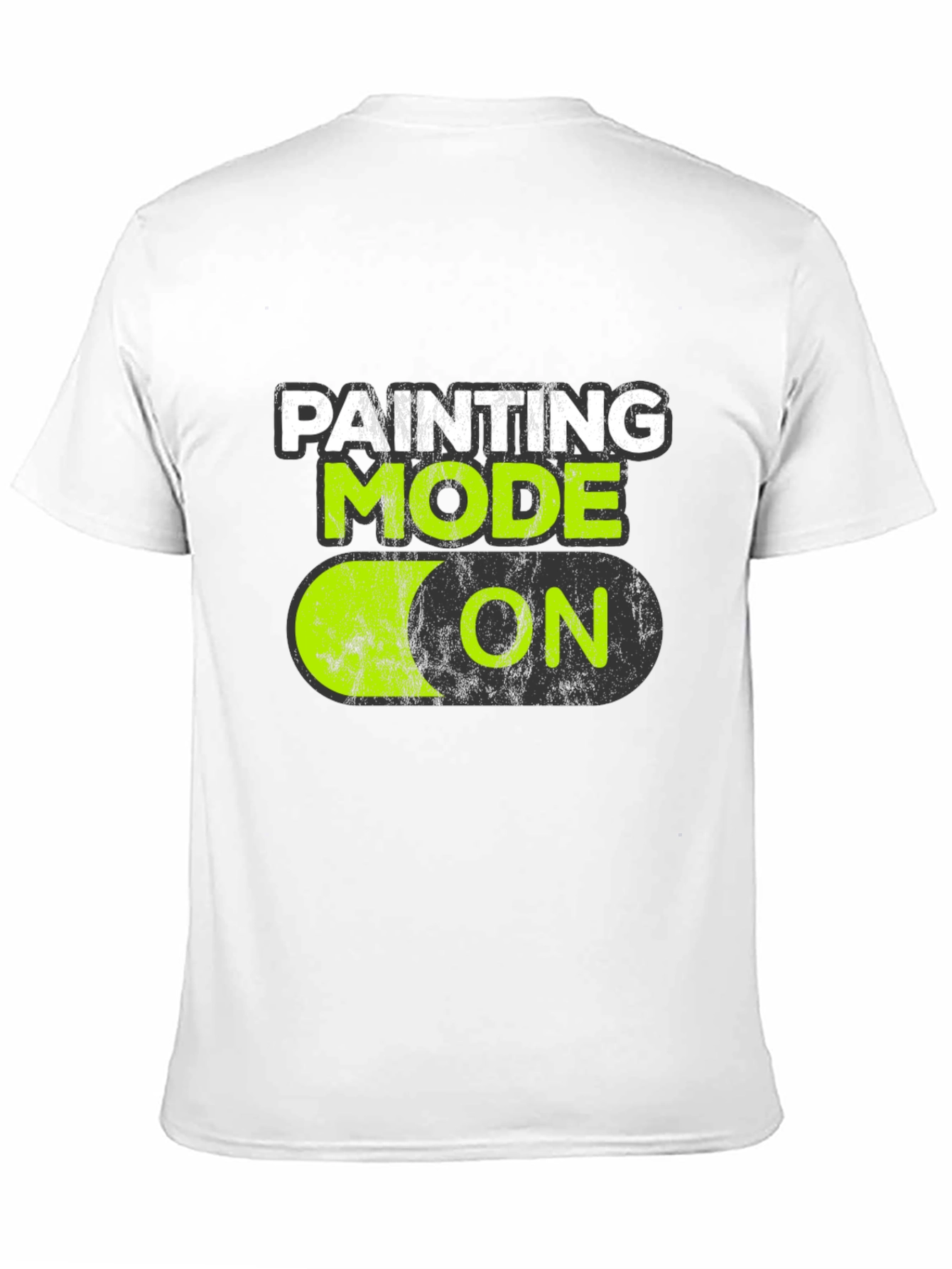 Painting Mode On Black T-Shirt