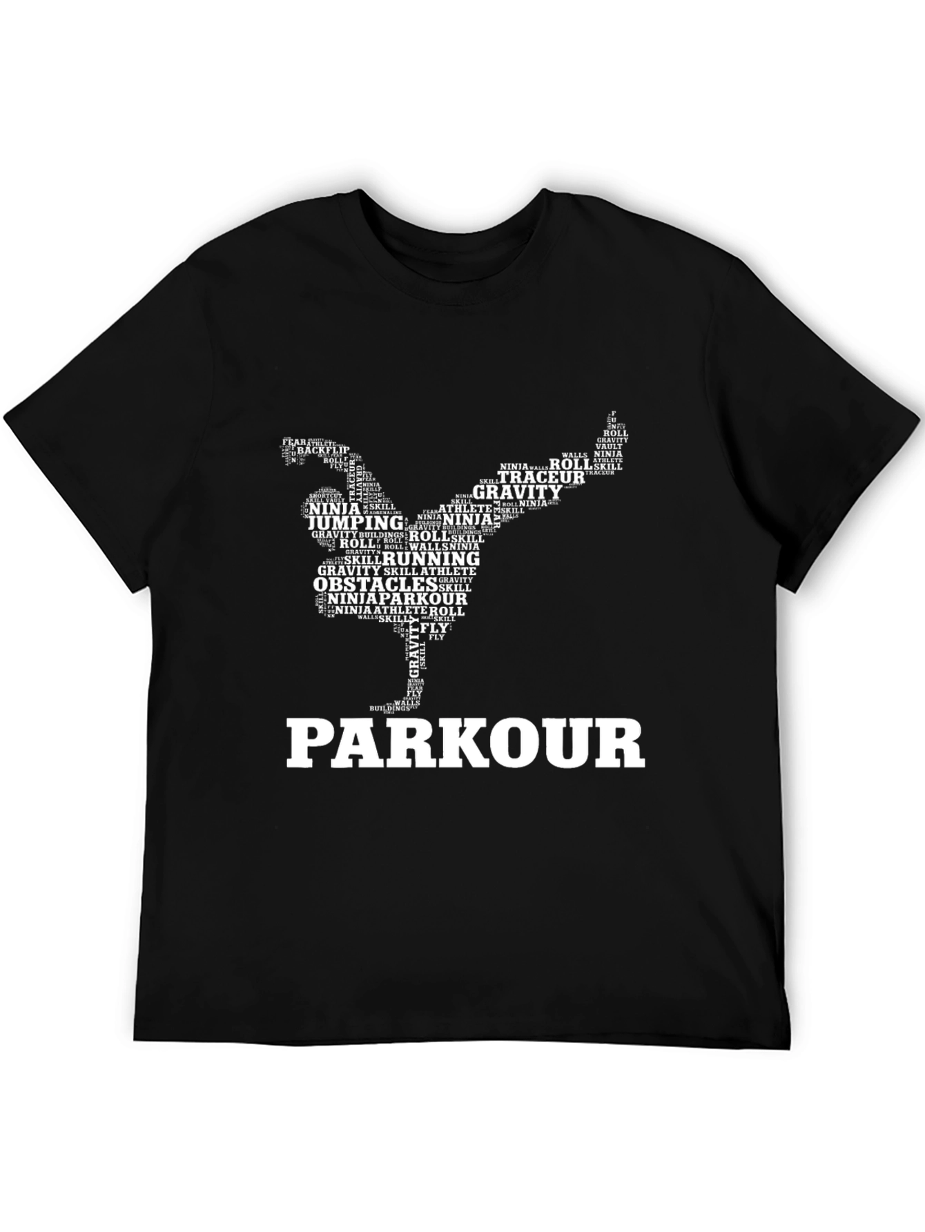 Parkour Word Art T-Shirt