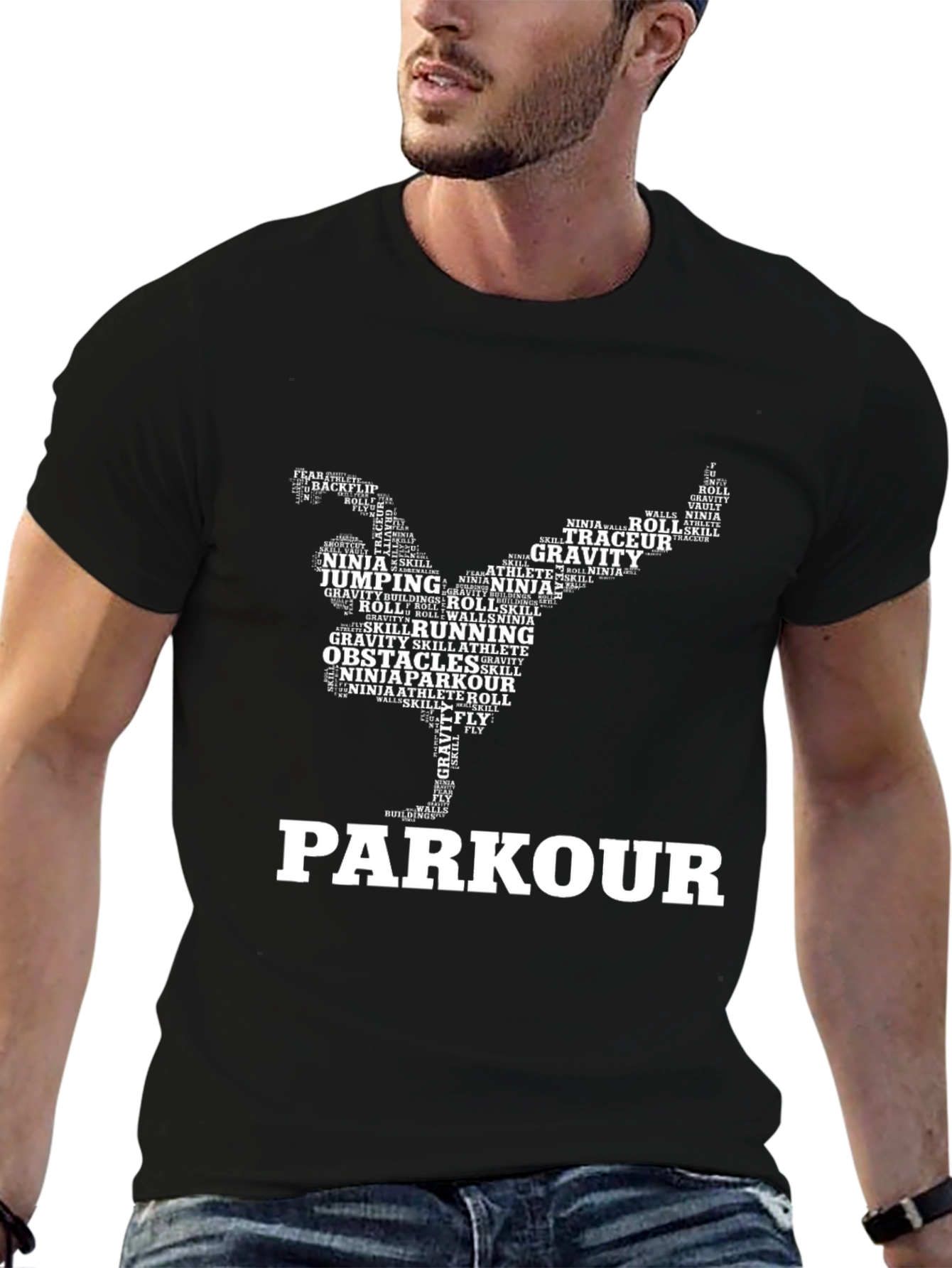 Parkour Word Art T-Shirt