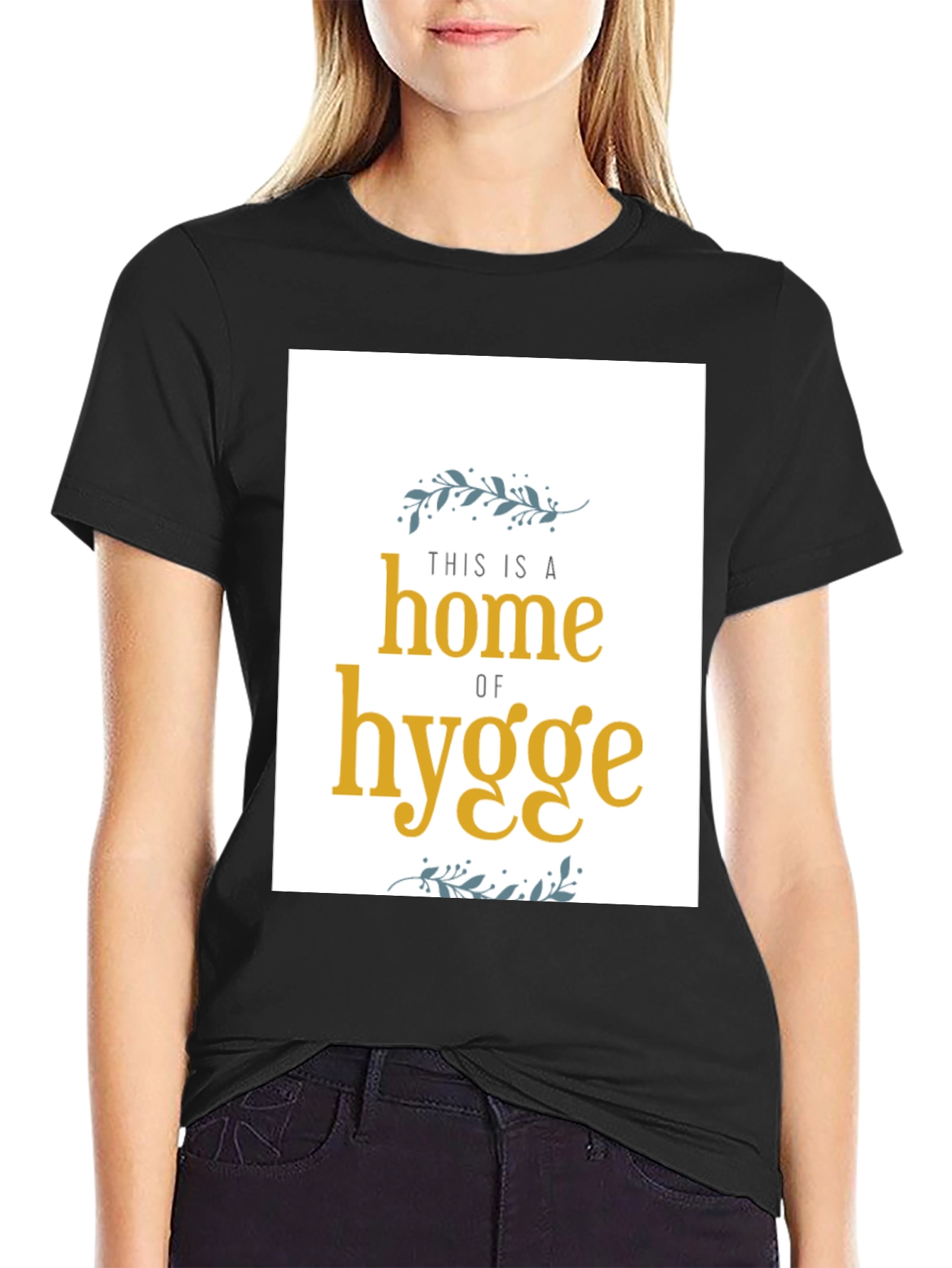 Home of Hygge Black T-Shirt