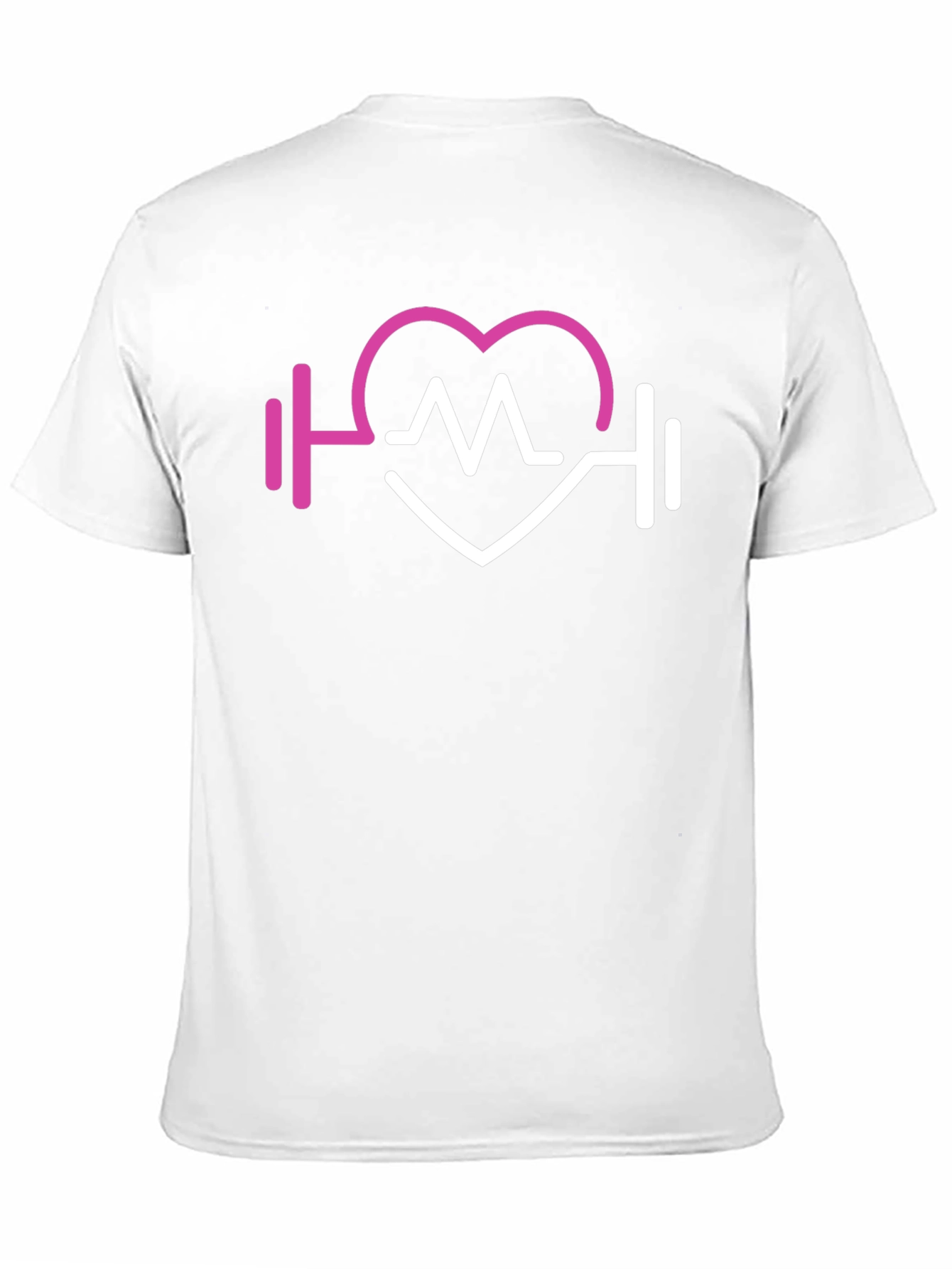 Fitness Heartbeat Graphic Tee - Gym Lover Shirt