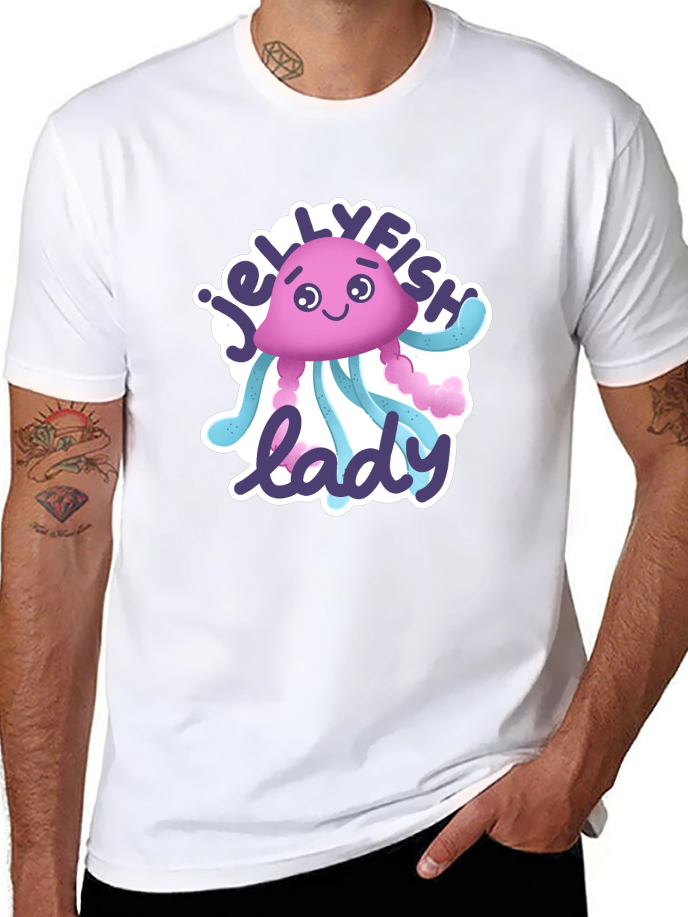 Jellyfish Lady Graphic T-Shirt