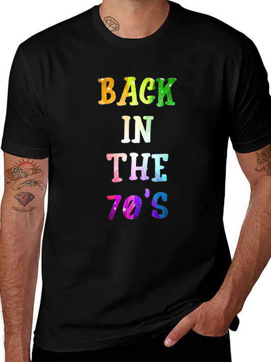 Back In The 70s Graphic Tee - Retro Style!