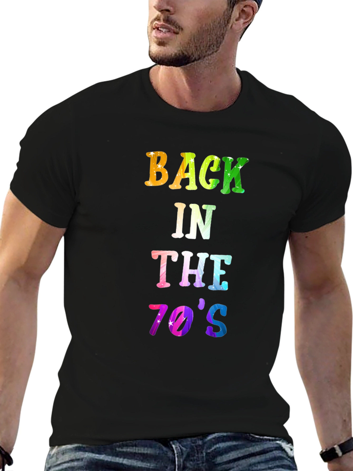 Back In The 70s Graphic Tee - Retro Style!