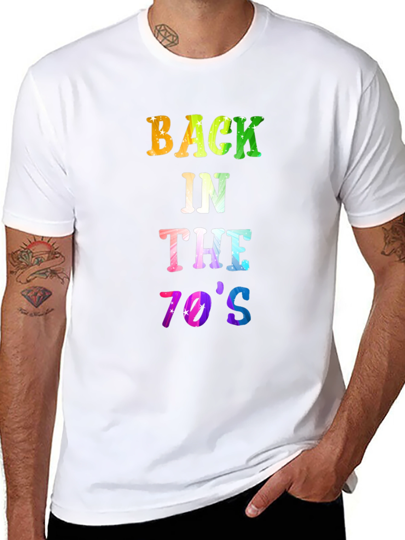 Back In The 70s Graphic Tee - Retro Style!