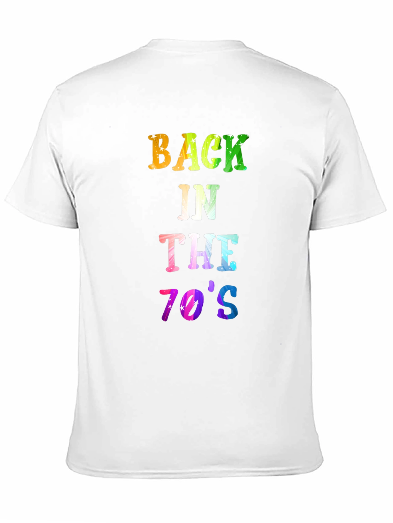 Back In The 70s Graphic Tee - Retro Style!
