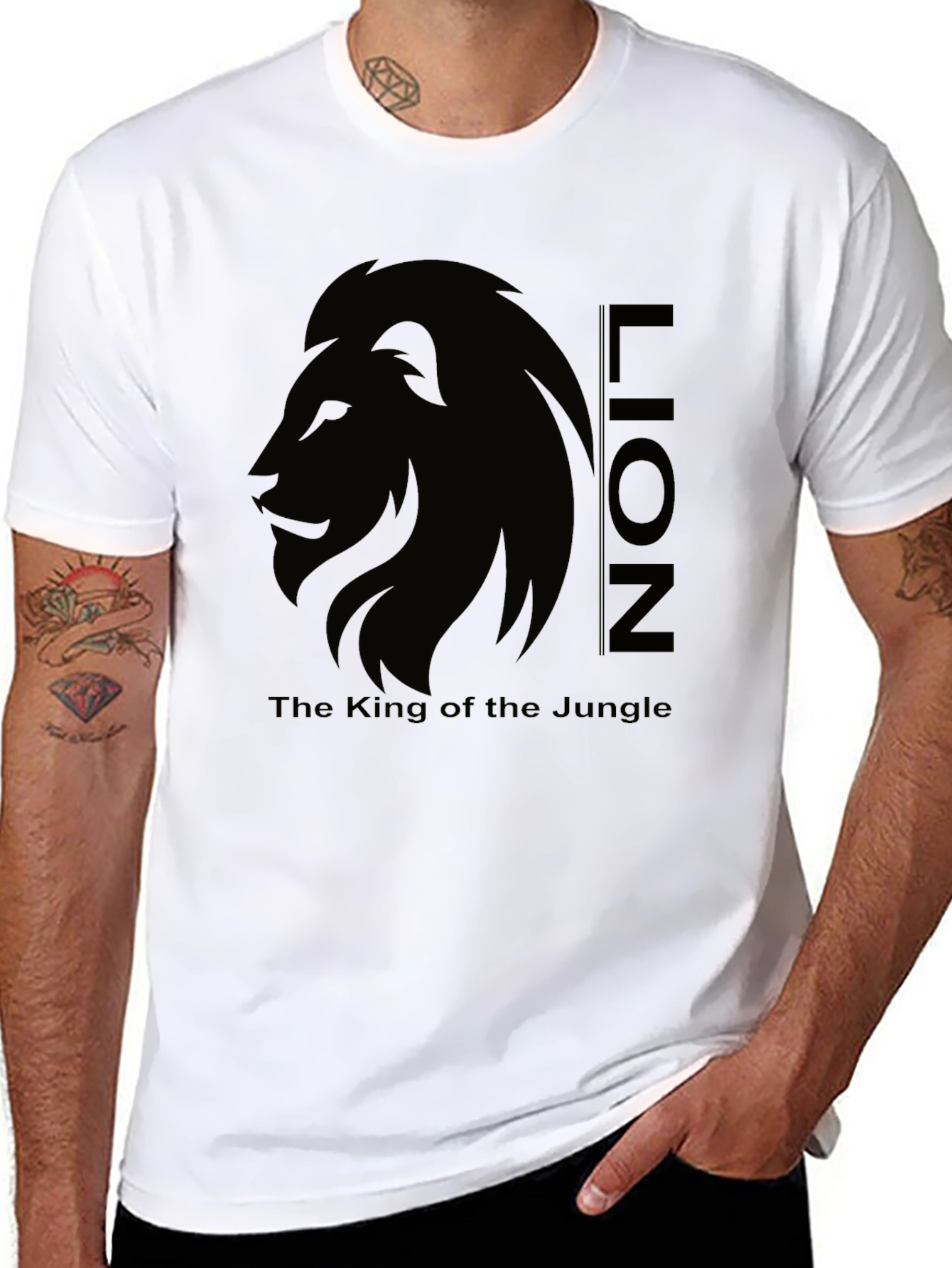 Lion King of the Jungle Graphic Tee