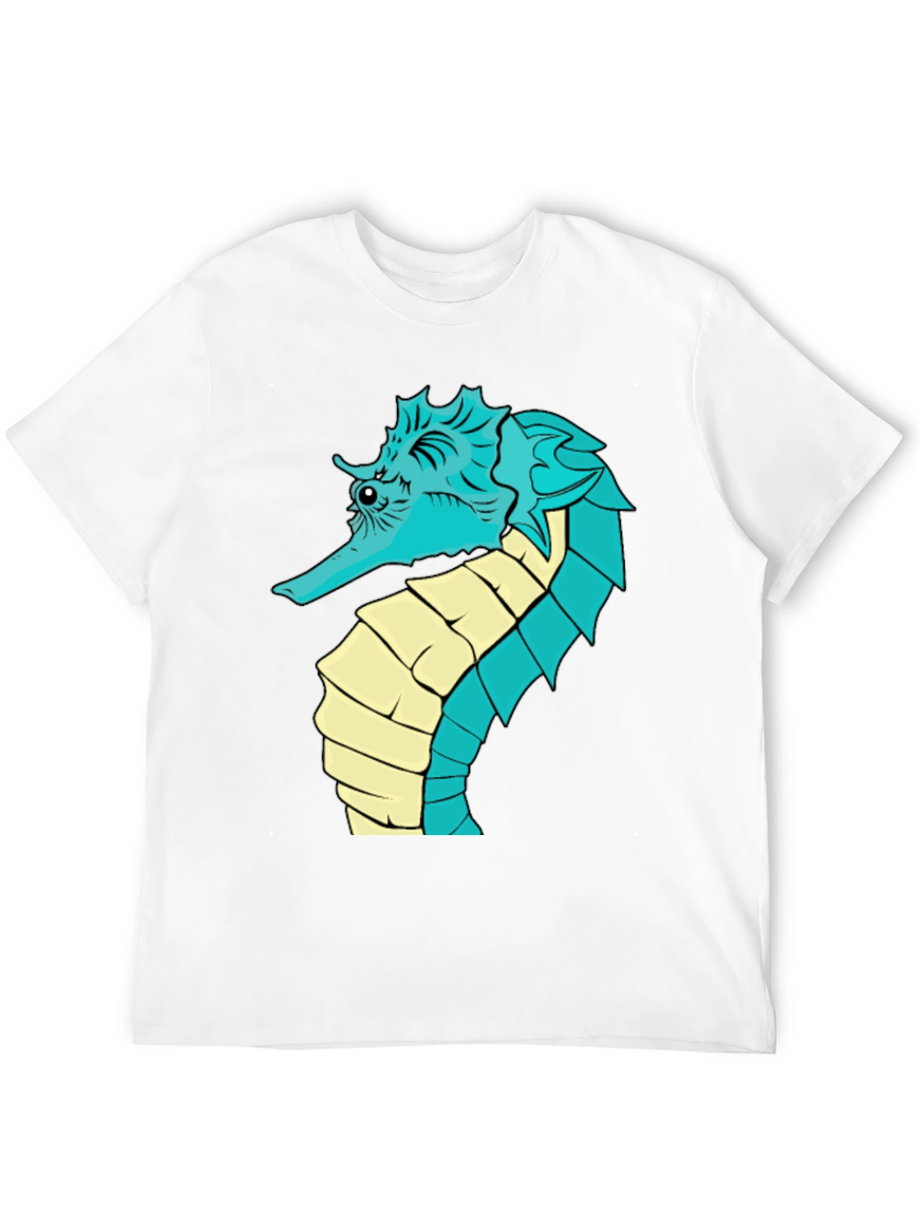 Seahorse Graphic T-Shirt - Unique Sea Creature Tee