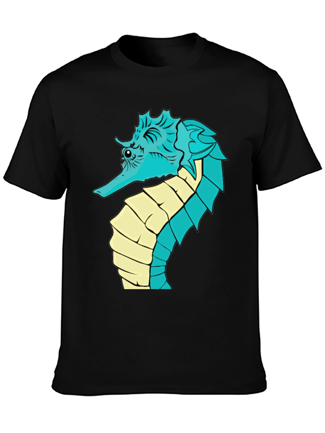 Seahorse Graphic T-Shirt - Unique Sea Creature Tee