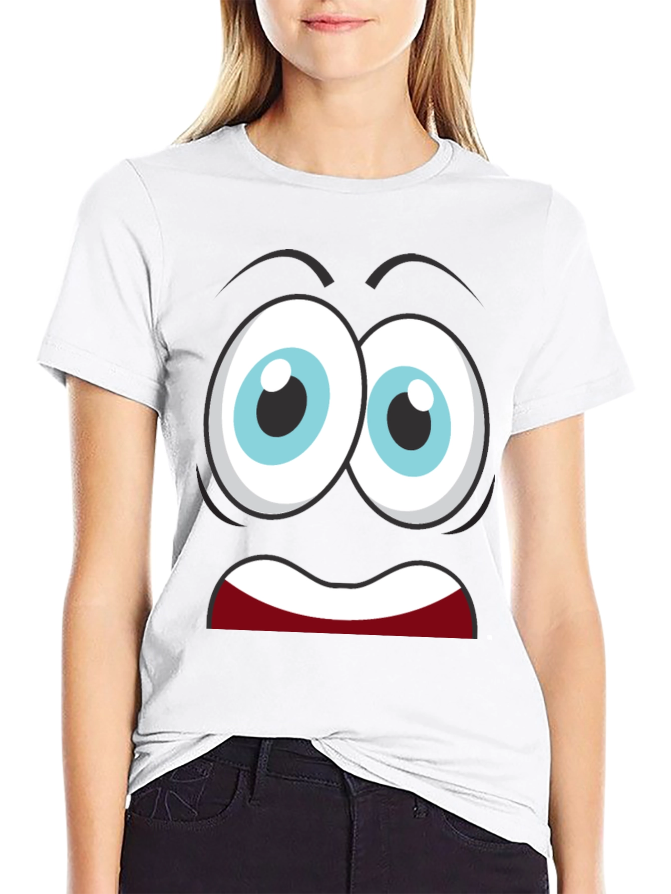 Funny Cartoon Face T-Shirt