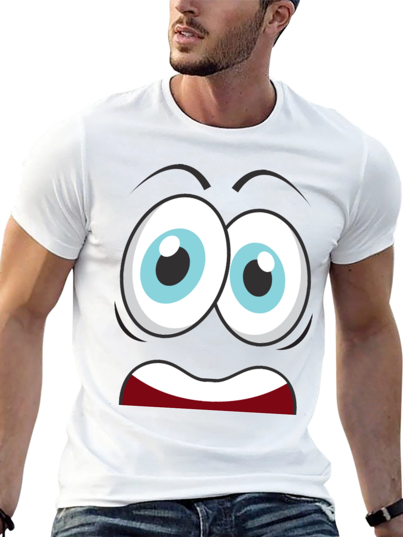 Funny Cartoon Face T-Shirt